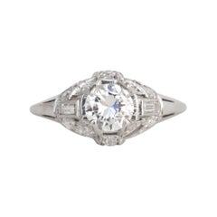 .80 Carat Diamond Platinum Engagement Ring