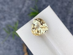 8.0 Carat Natural Loose Imperial Color Citrine Heart Shape Gemstone