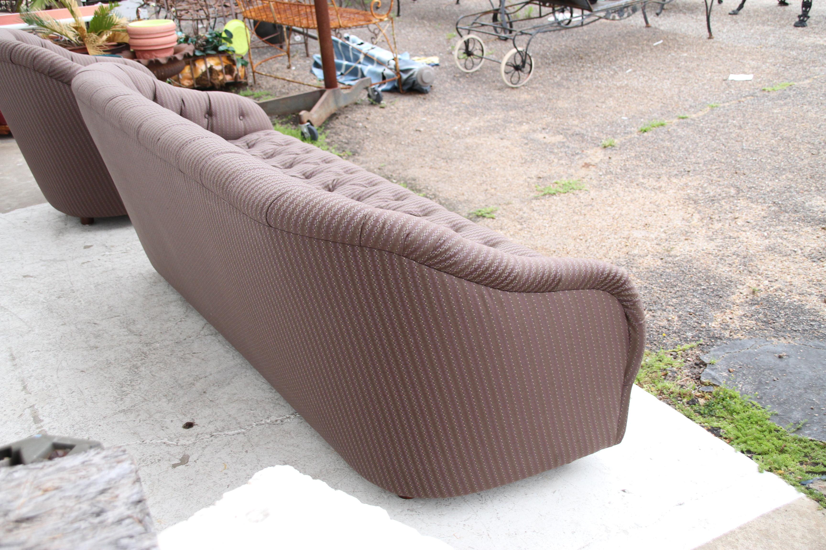 Tufted Sofa by Ward Bennett for Brickel Associates For Sale 9