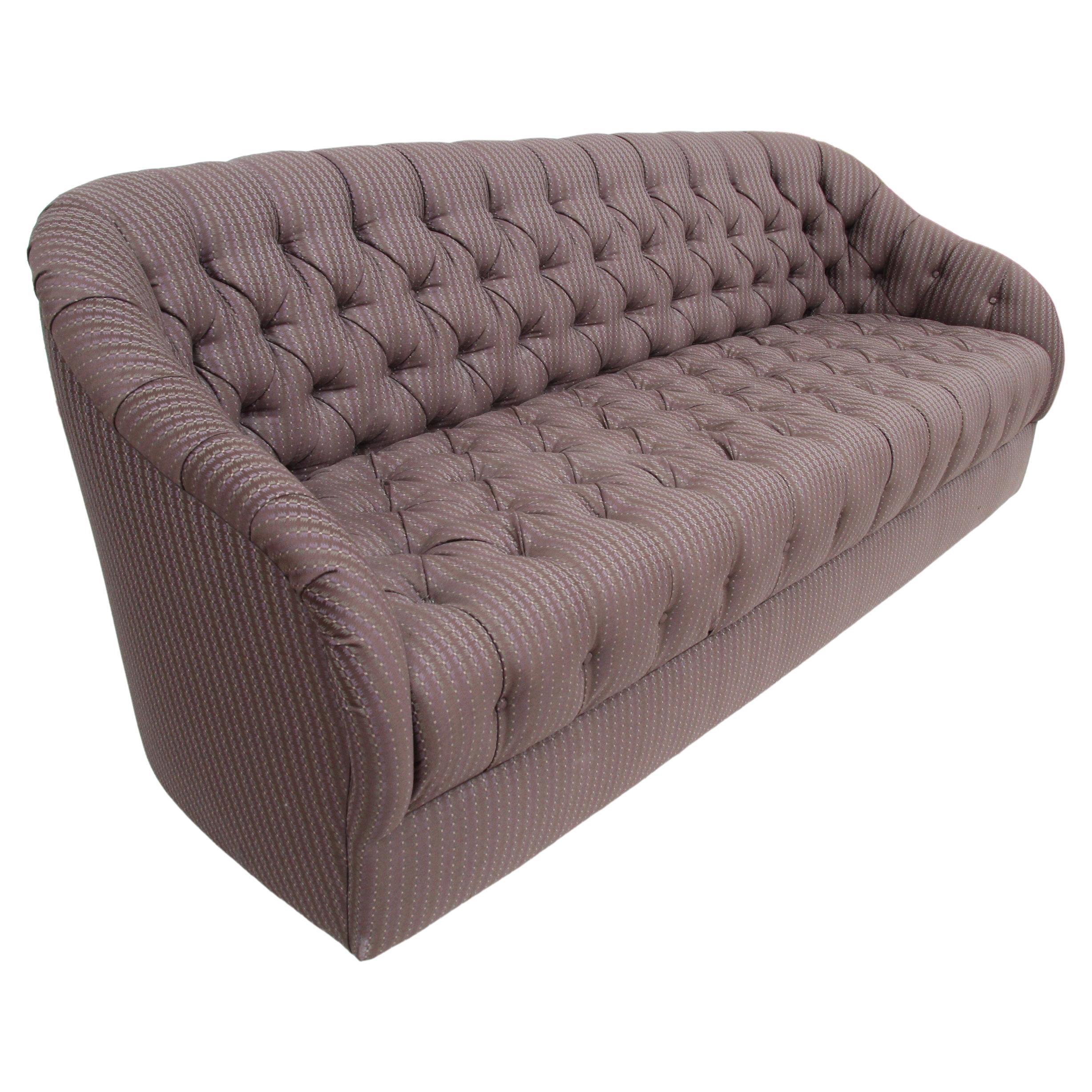 Tufted Sofa by Ward Bennett for Brickel Associates For Sale