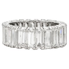 8.00 Carat Baguette Cut Diamond Eternity Band