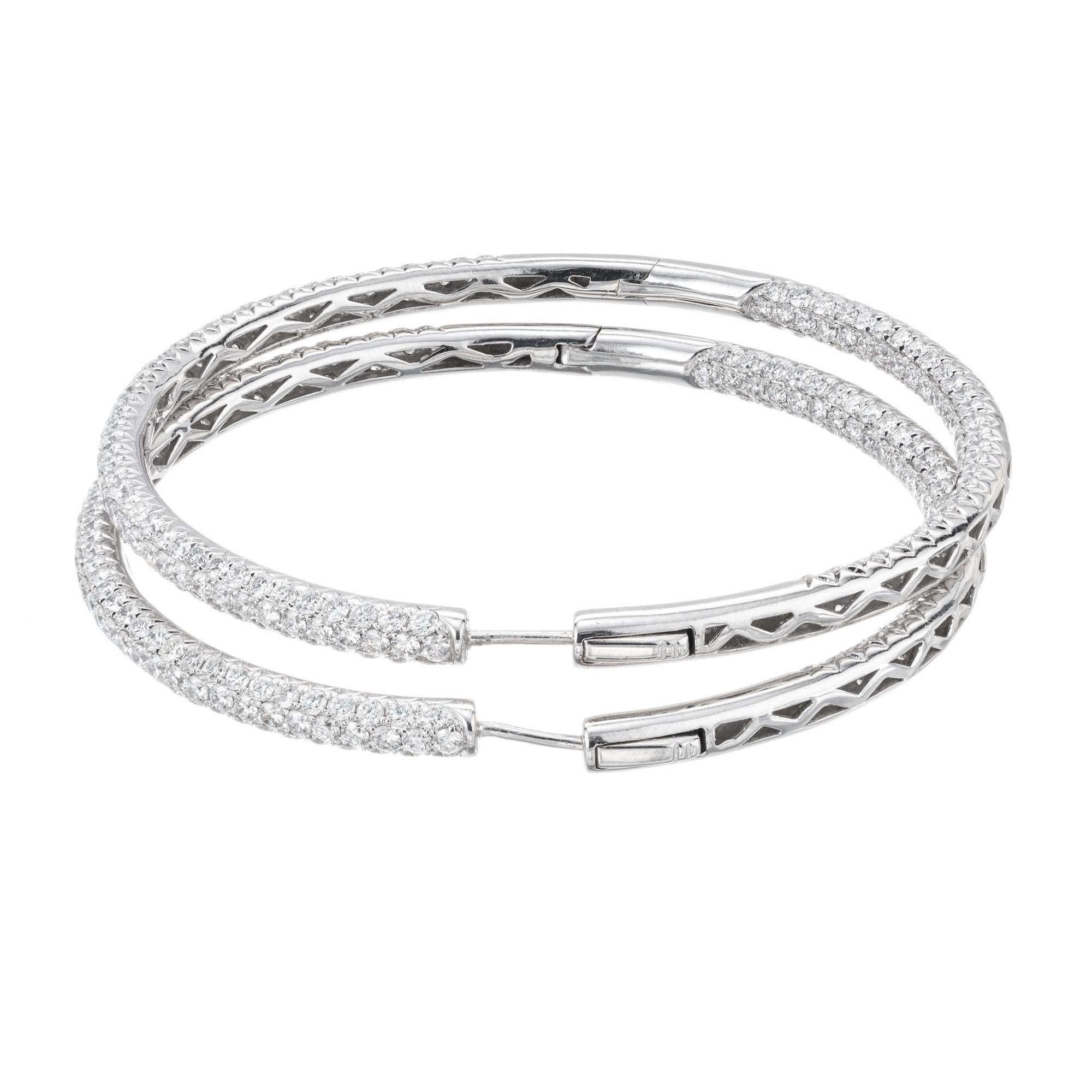 micro pave hoops