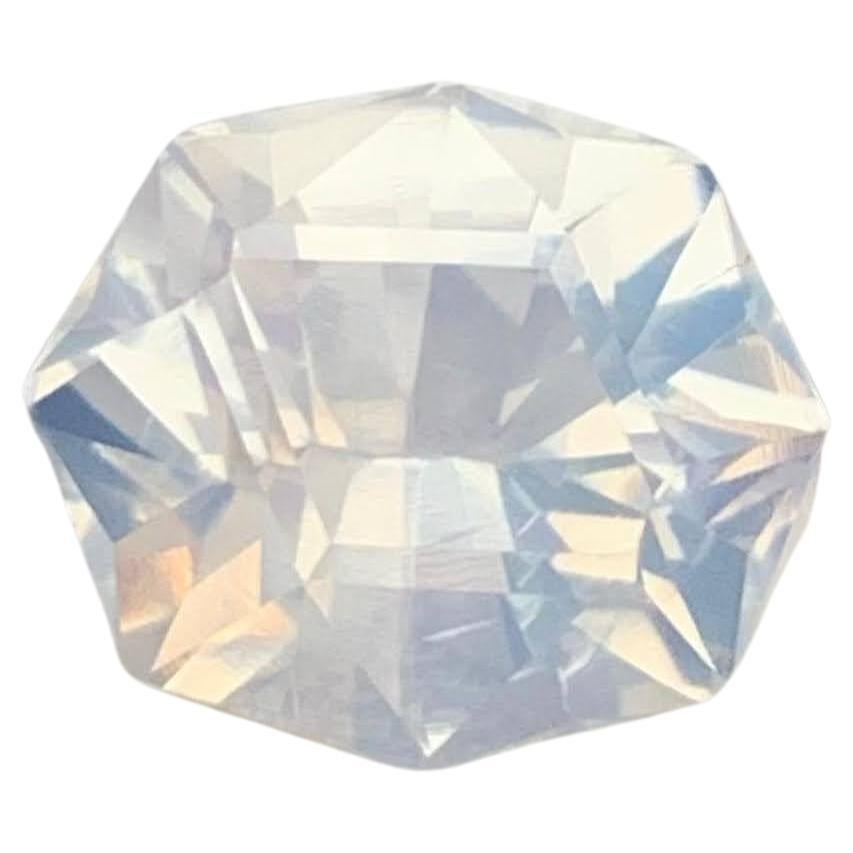 8.00 Carat Natural Loose Faceted Quartz Cushion Precision Cut African Gemstone For Sale
