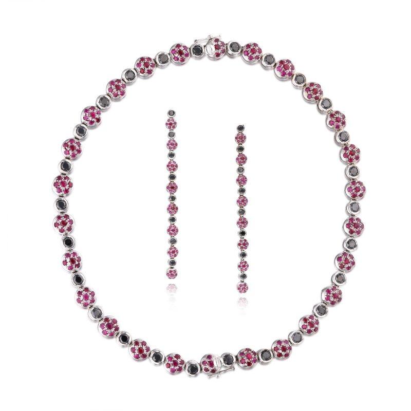 Titre :
8.00 Carat Round Brilliante Ruby 6.15 Carat Round Brilliant Diamond 18 Karat White Gold Gems Stone Necklace


Le style :
Pierre précieuse


Métal :
Or blanc 18 carats


Pierre précieuse 1 :
Diamant de 6,15 carats


Nombre de pierres