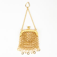 800 Gold Small Coin Purse - 19 Karat