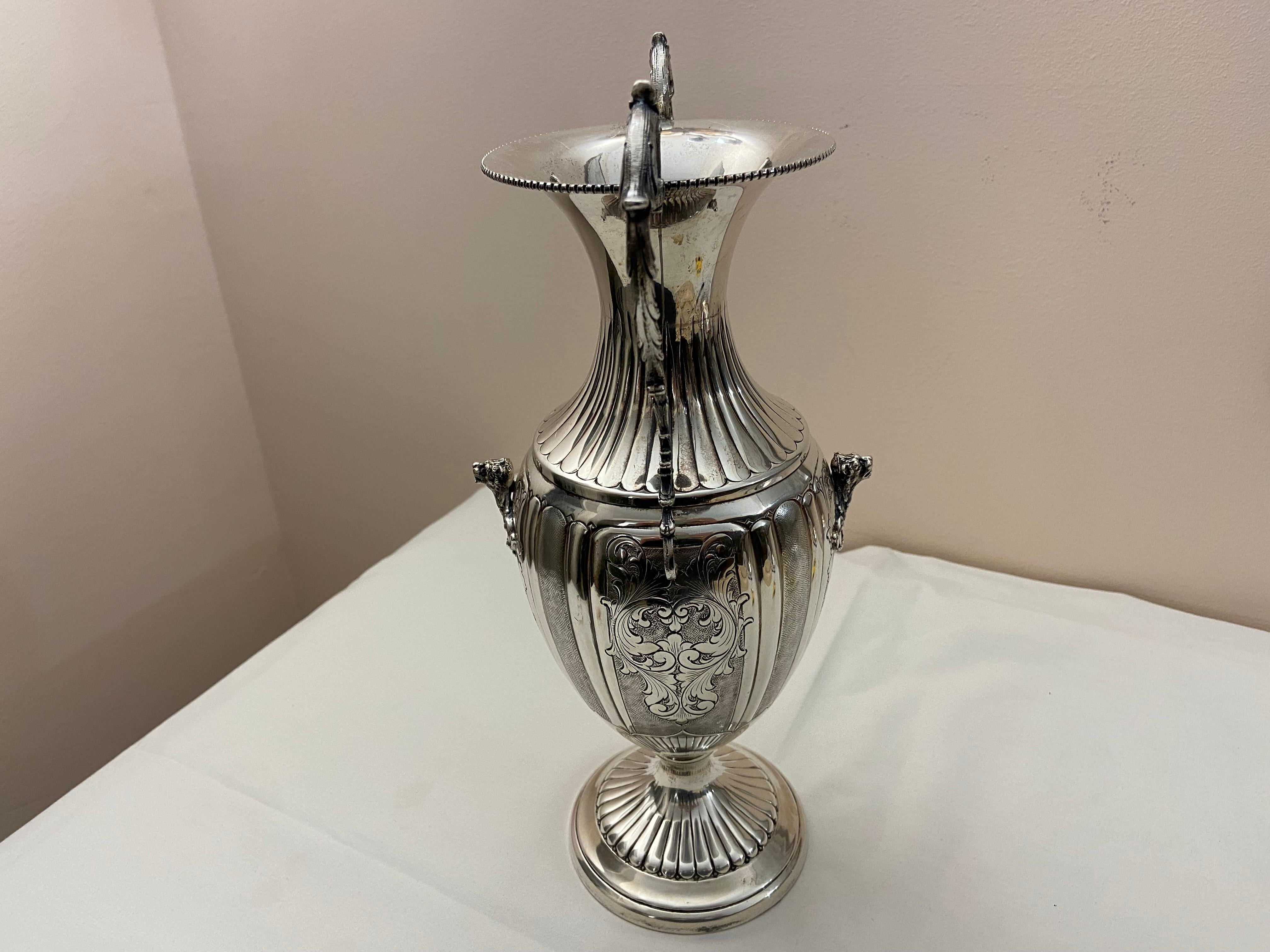 Baroque 800 Silver Amphora For Sale