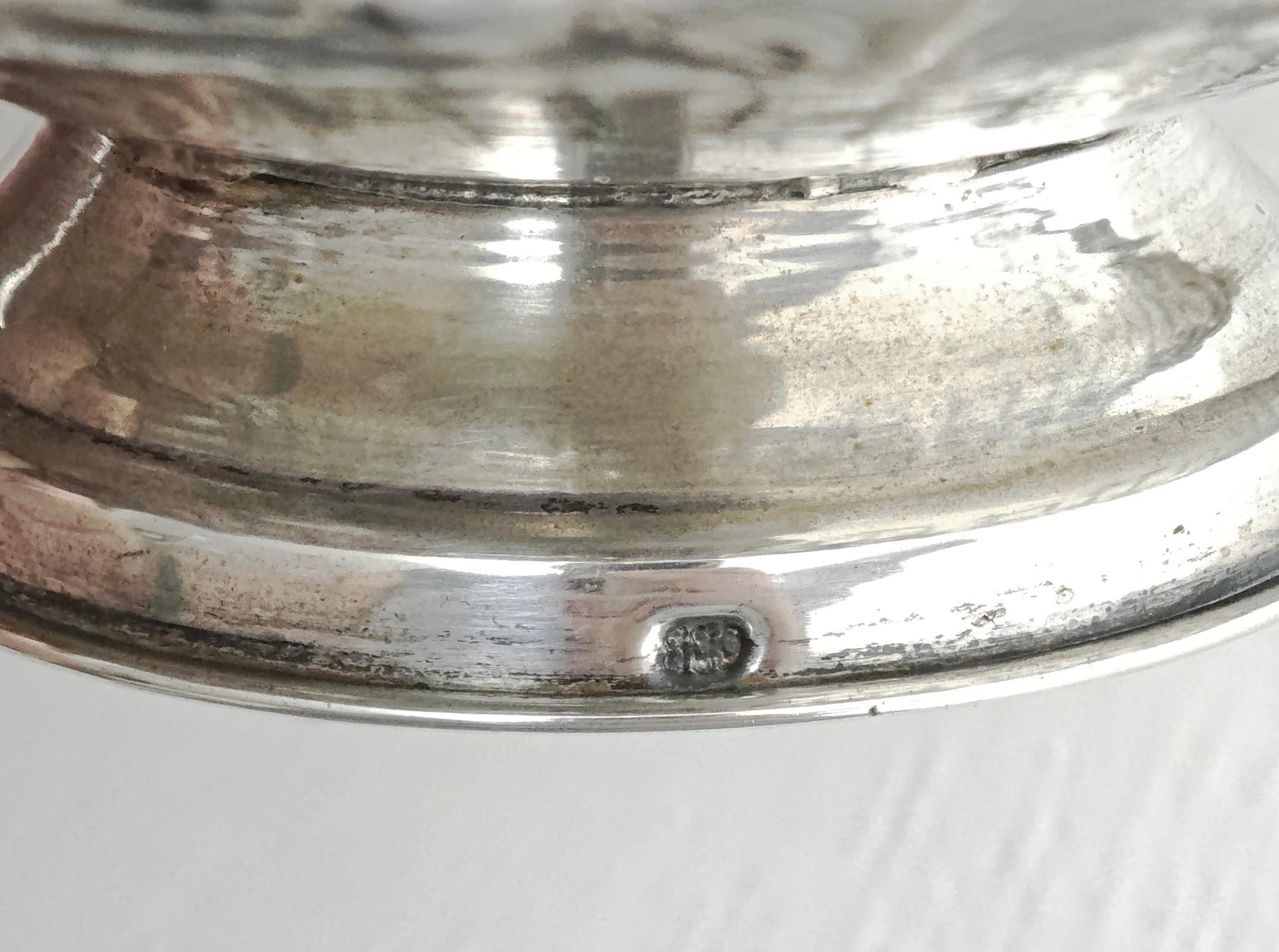 800 Silver Ashtray Italian Production 1950/60s Mid-Century For Sale 5