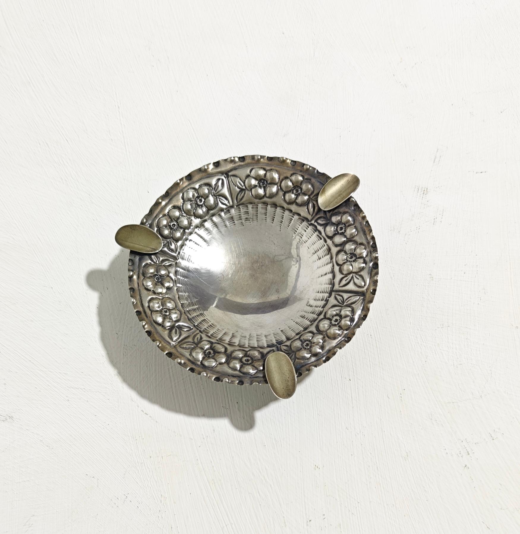 800 Silver Ashtray Italian Production 1950/60s Mid-Century For Sale 4