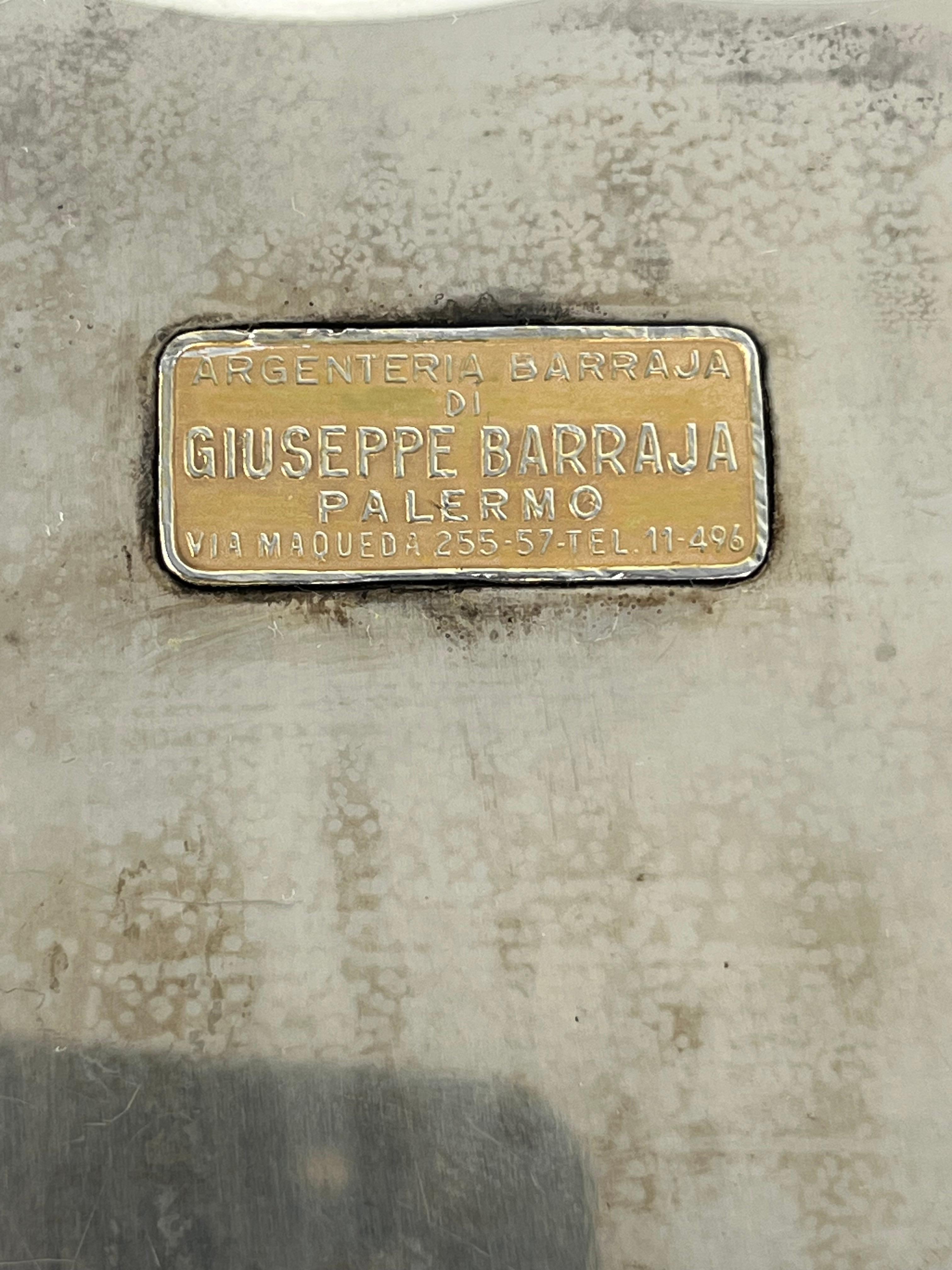 800 Raccoglitore di briciole e spazzola in argento, Made in Italy, anni '80 In condizioni buone in vendita a Palermo, IT