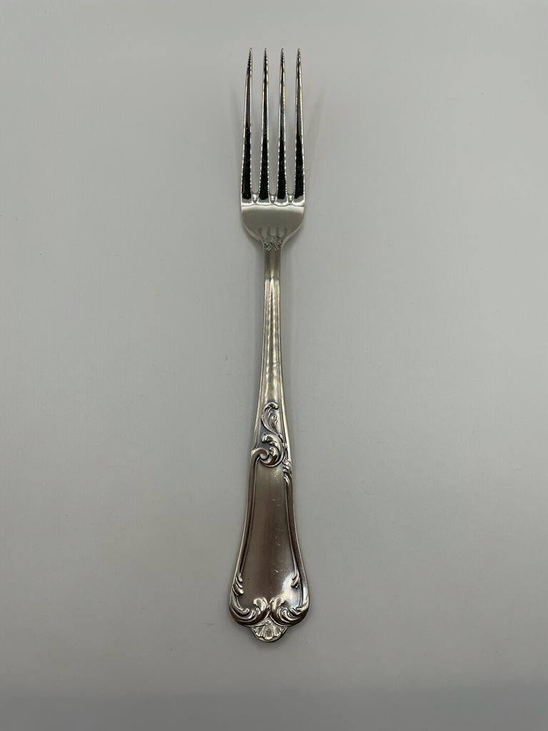 800 Silver Cutlery Set 84 Pieces In Fair Condition For Sale In Palermo, IT