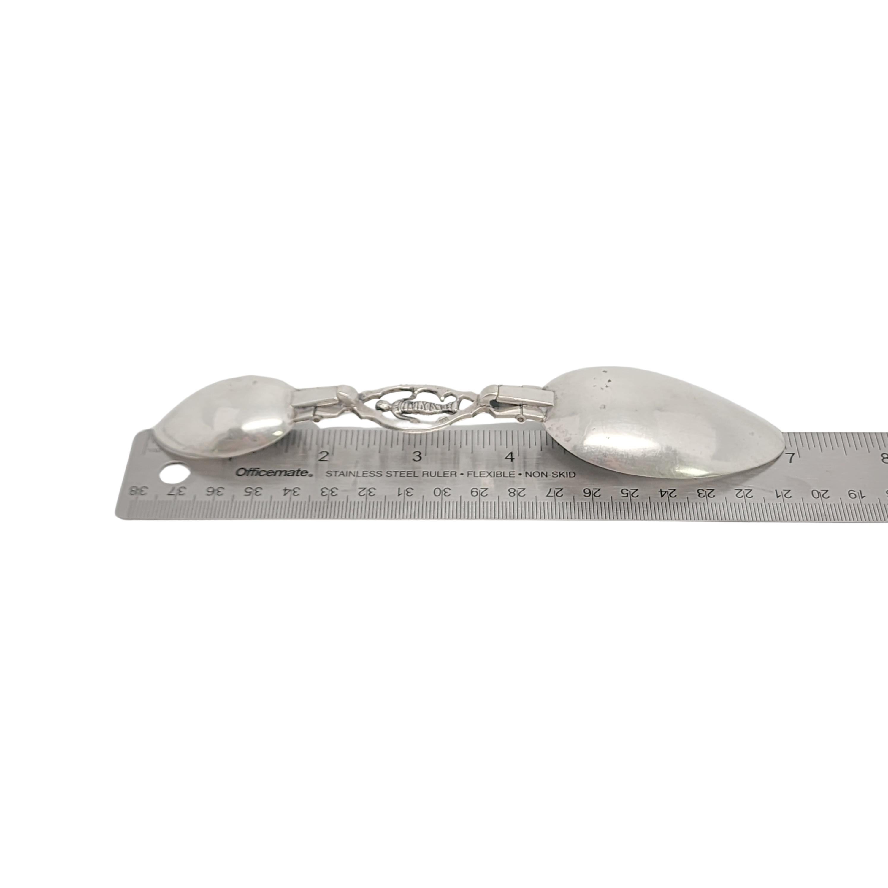 800 Silver Folding Medicine Spoon #15640 For Sale 3