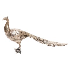 800 Silver German Pheasant Spice Container
