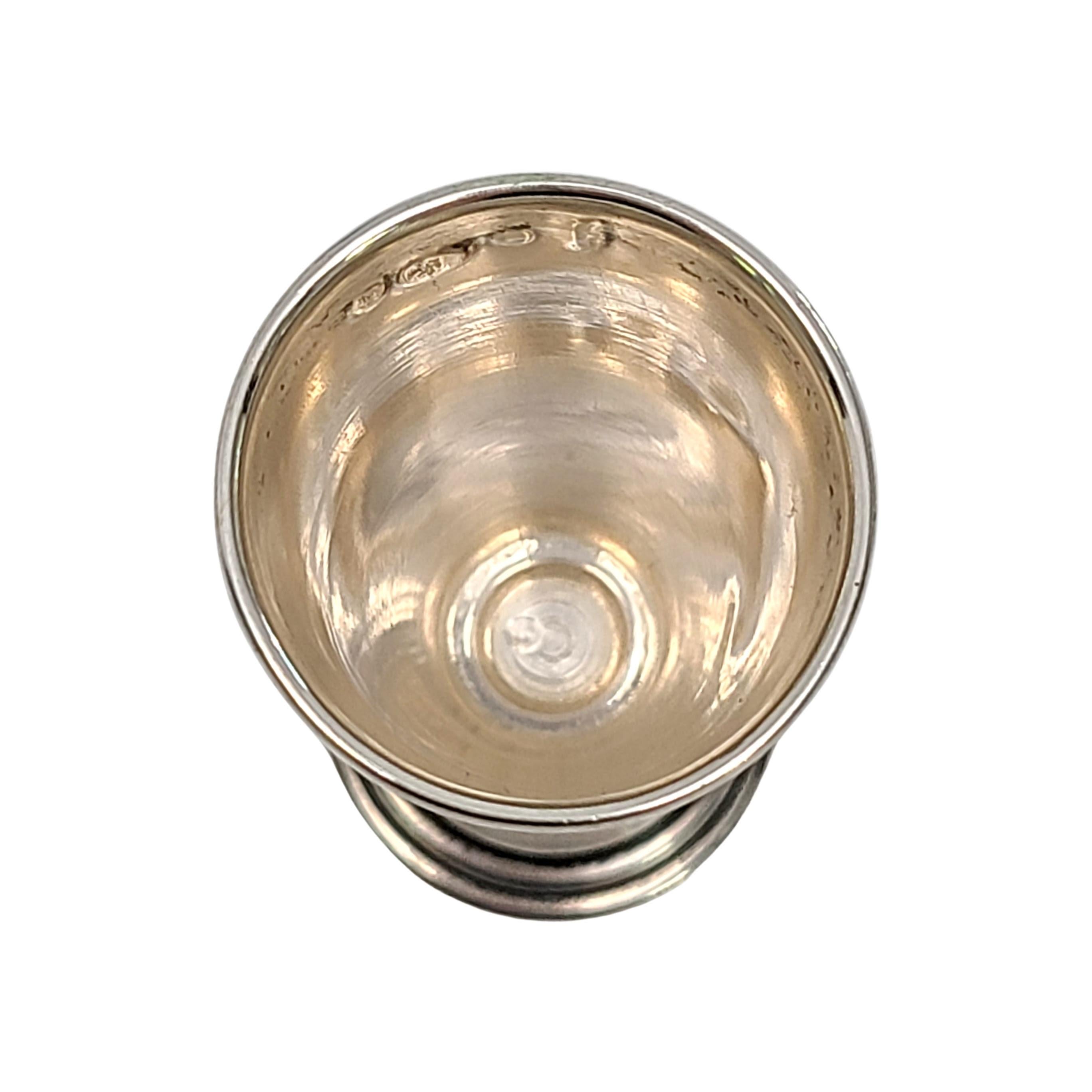 800 Silver Kiddush Cup/Shot Glass For Sale 2