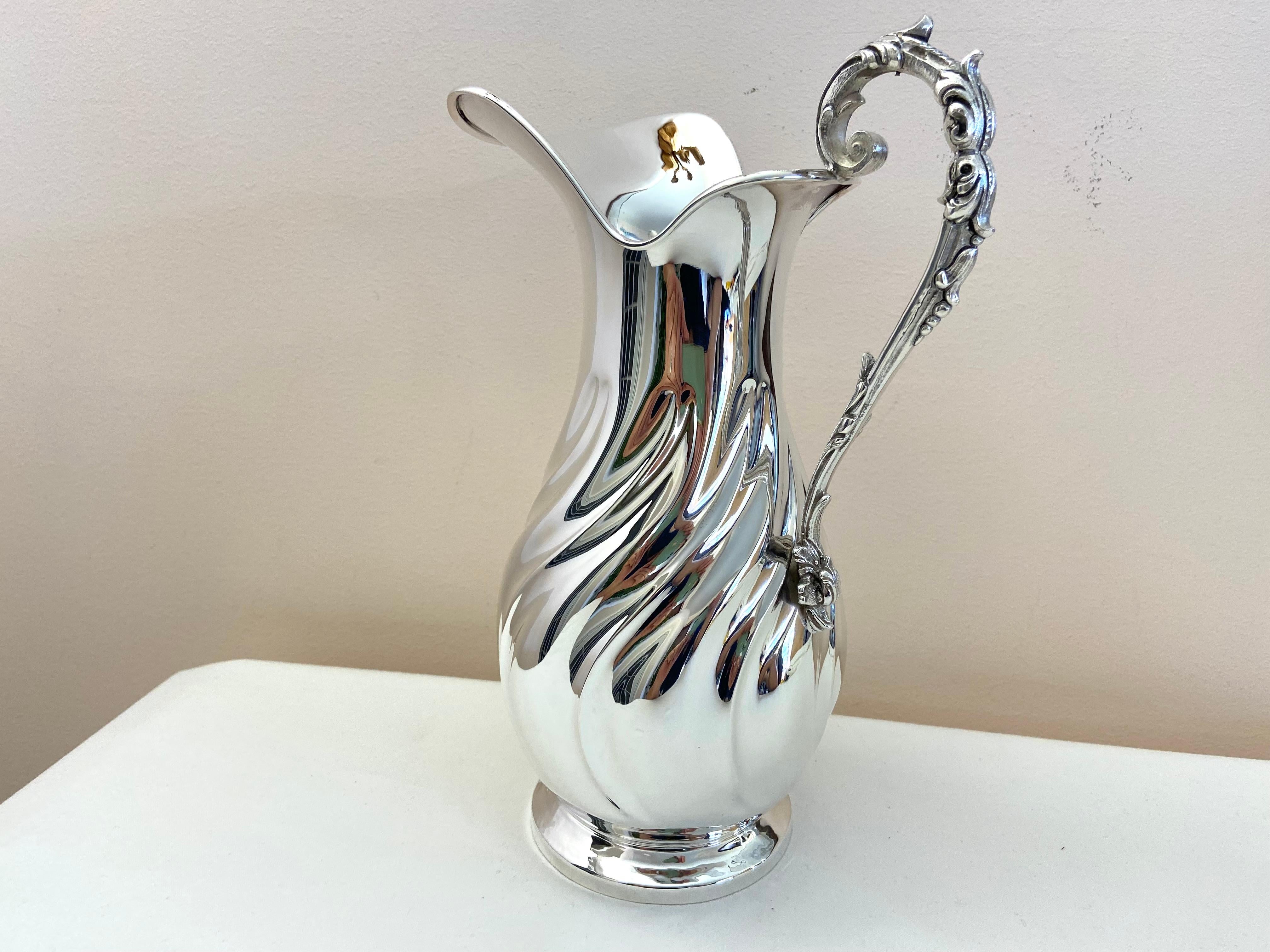 Contemporary 800 Silver Pitcher, New Item from My Jewelry For Sale