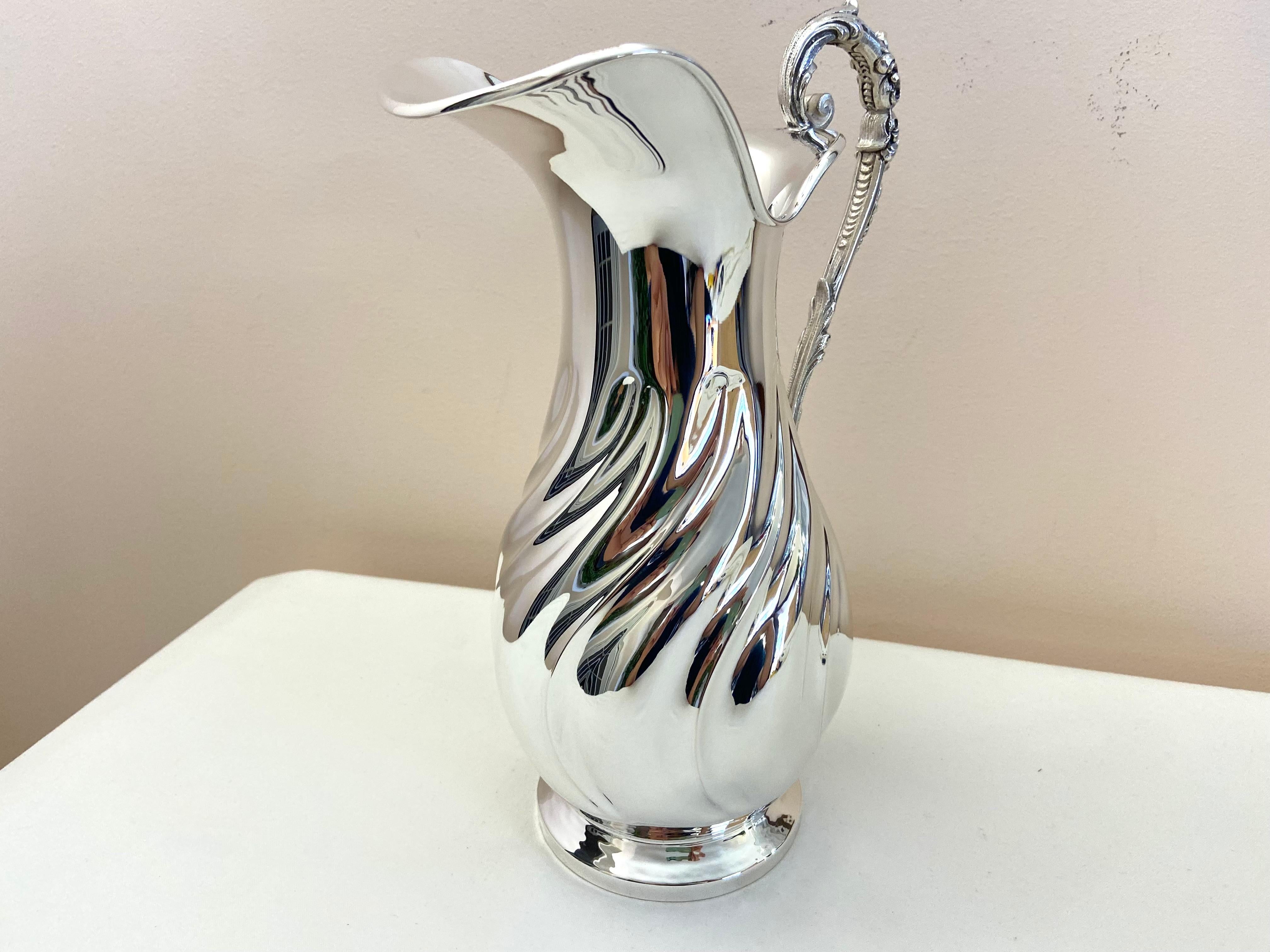 800 Silver Pitcher, New Item from My Jewelry In Excellent Condition For Sale In Palermo, IT