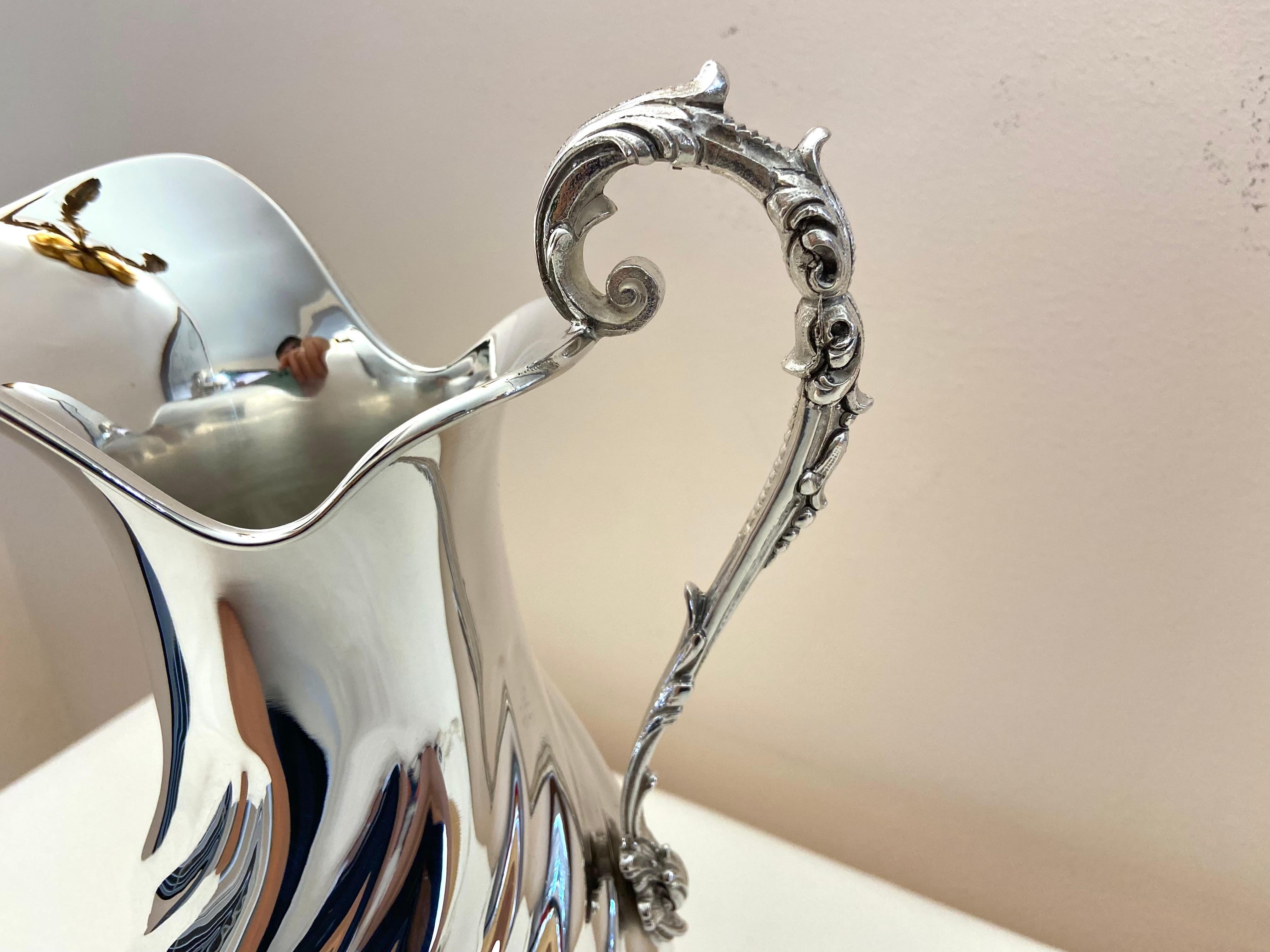 Women's or Men's 800 Silver Pitcher, New Item from My Jewelry For Sale