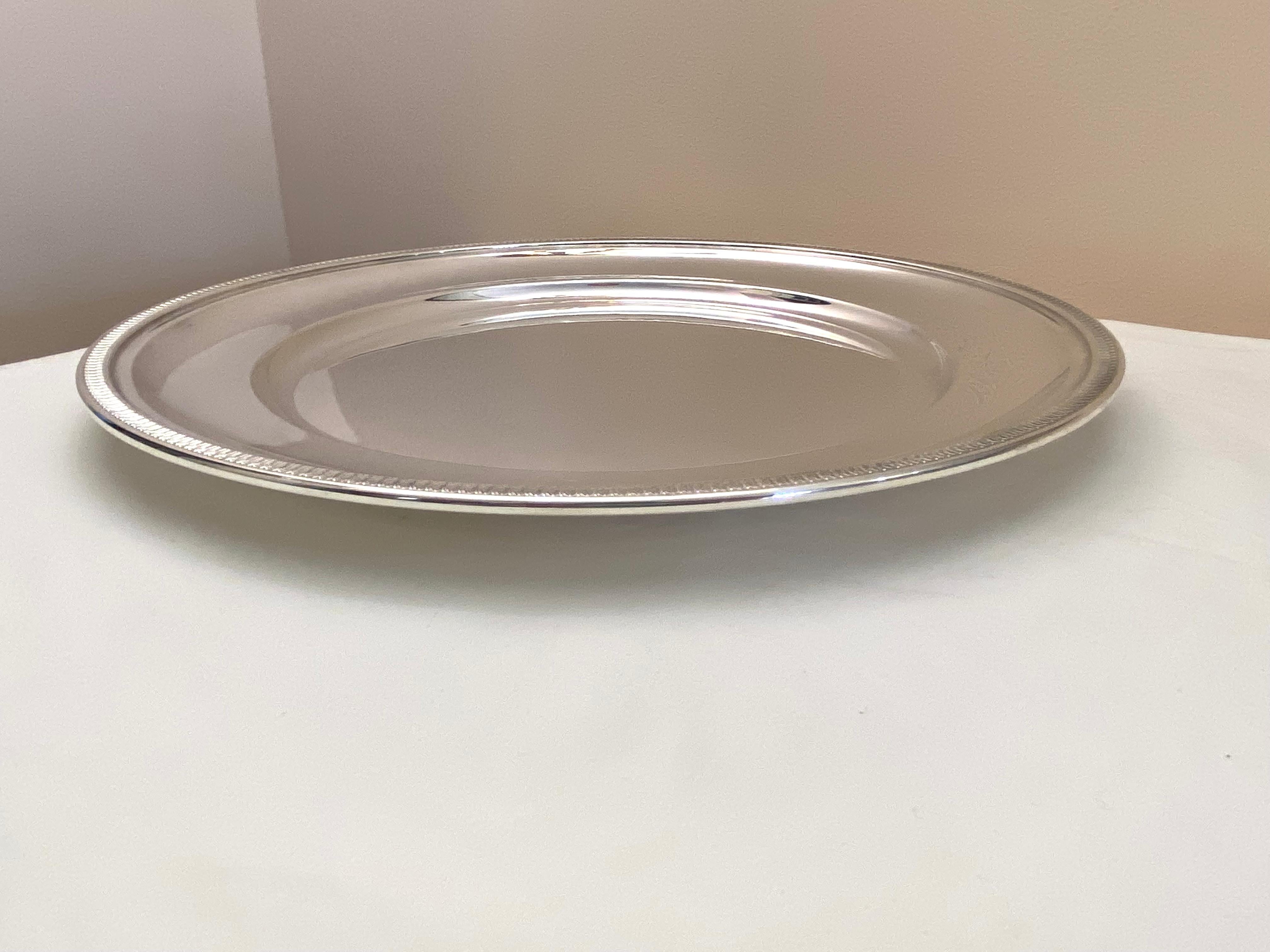  800 Silver Serving Tray For Sale 2