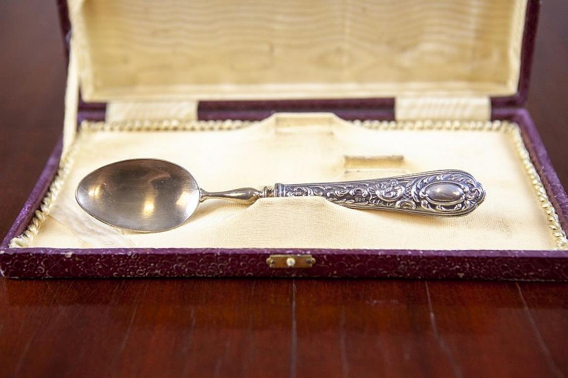 Juego de cubiertos estándar de plata 800 del periodo de entreguerras, Nola, Italia en venta 2