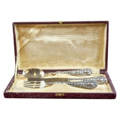 800 Silver Standard Silverware Set from the Interwar Period, Nola, Italy