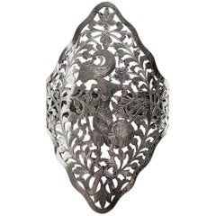 800 Silver Thai Dancer Cut-Out Cuff Bracelet