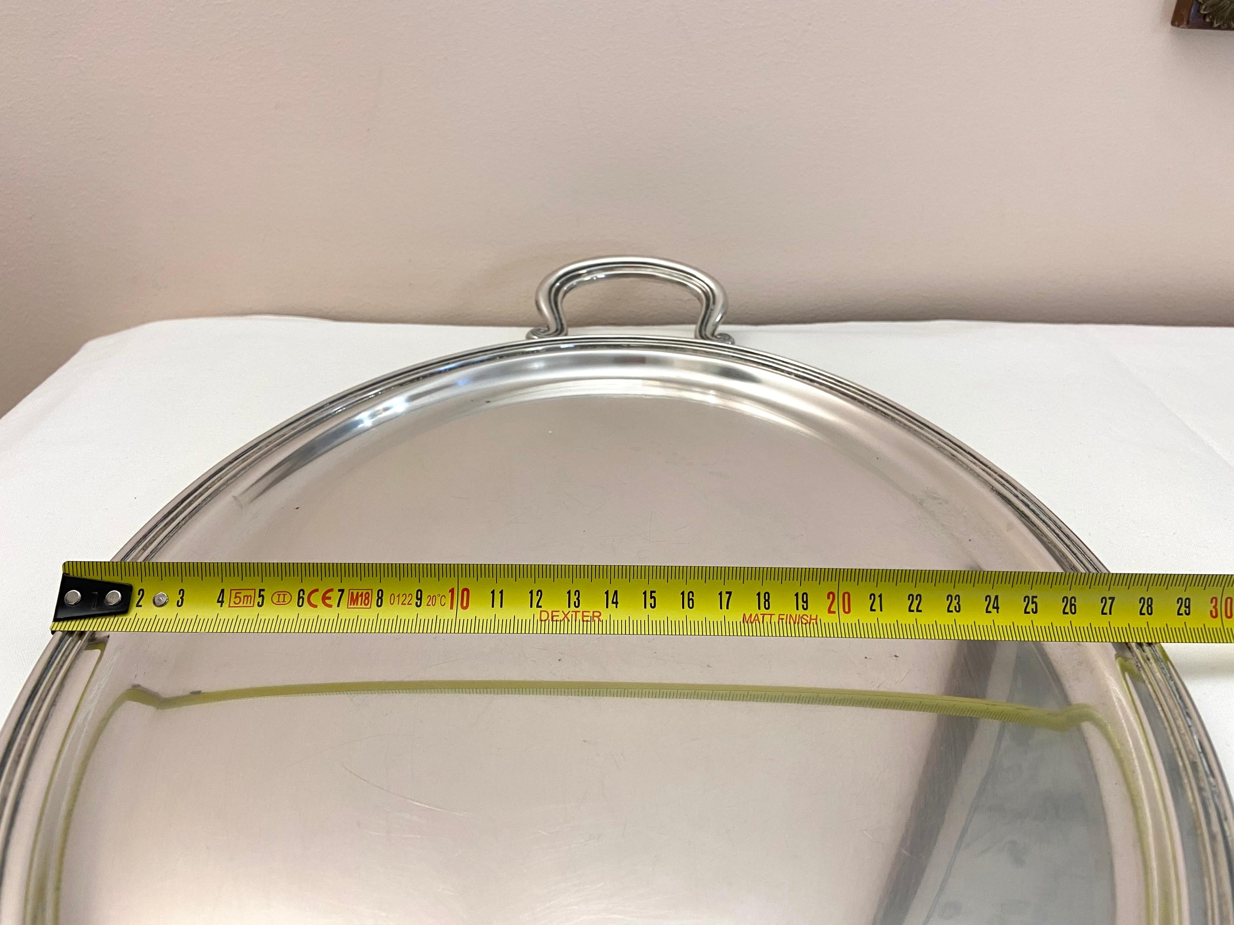 800 Silber Tablett im Zustand „Gut“ im Angebot in Palermo, IT
