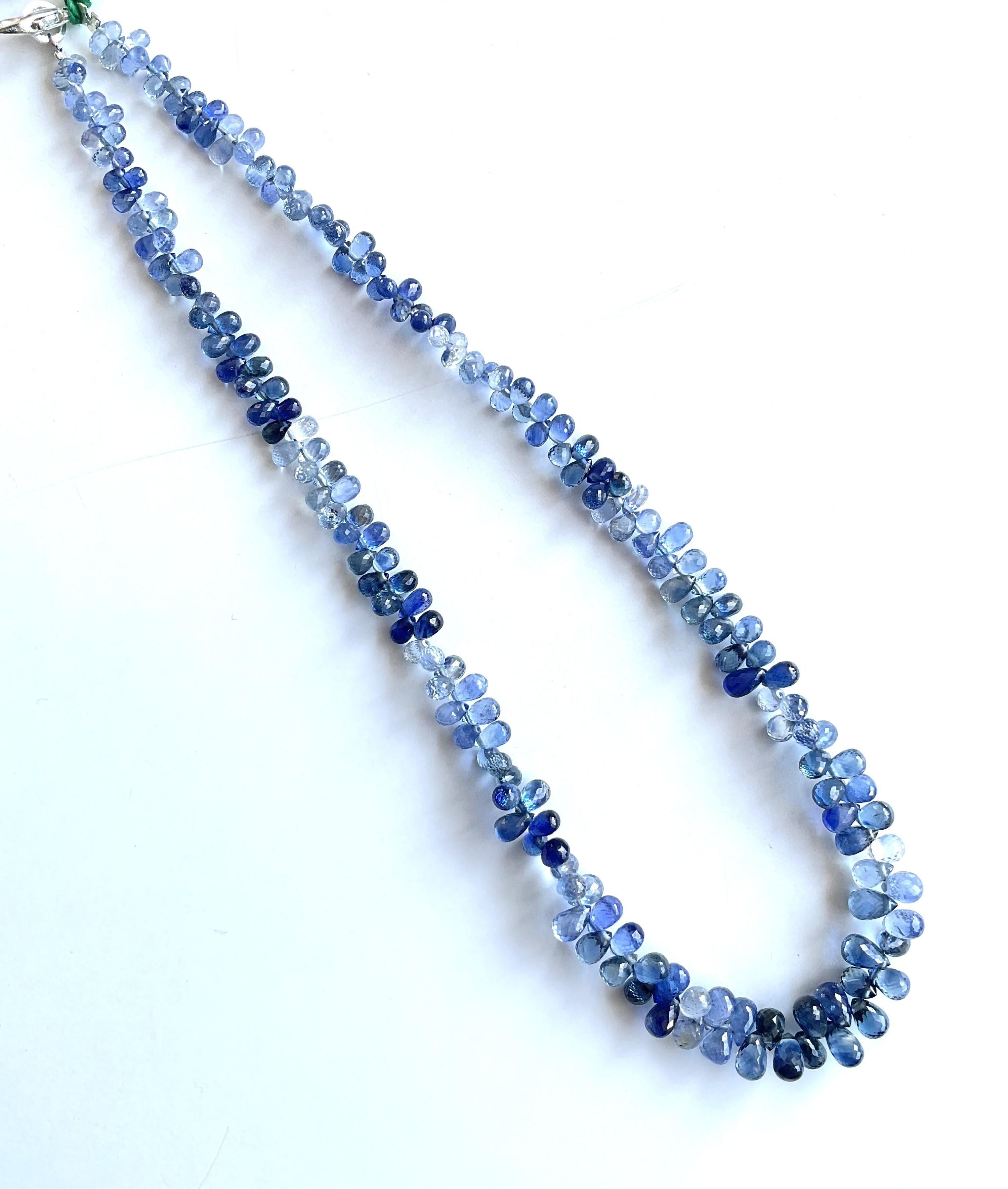 80.00 Carats Blue Sapphire Drops Top Quality Natural Gemstone For Fine Jewelry

Gemstone - Sapphire
Weight - 80.00 carats
Shape - Drops
Size - 3x2 To 4x5 MM
Quantity - 1 line
length : 16 Inch. 