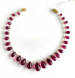 80.00 Carats Rubellite Layout Drops Top Quality For Fine Jewelry Natural Gem