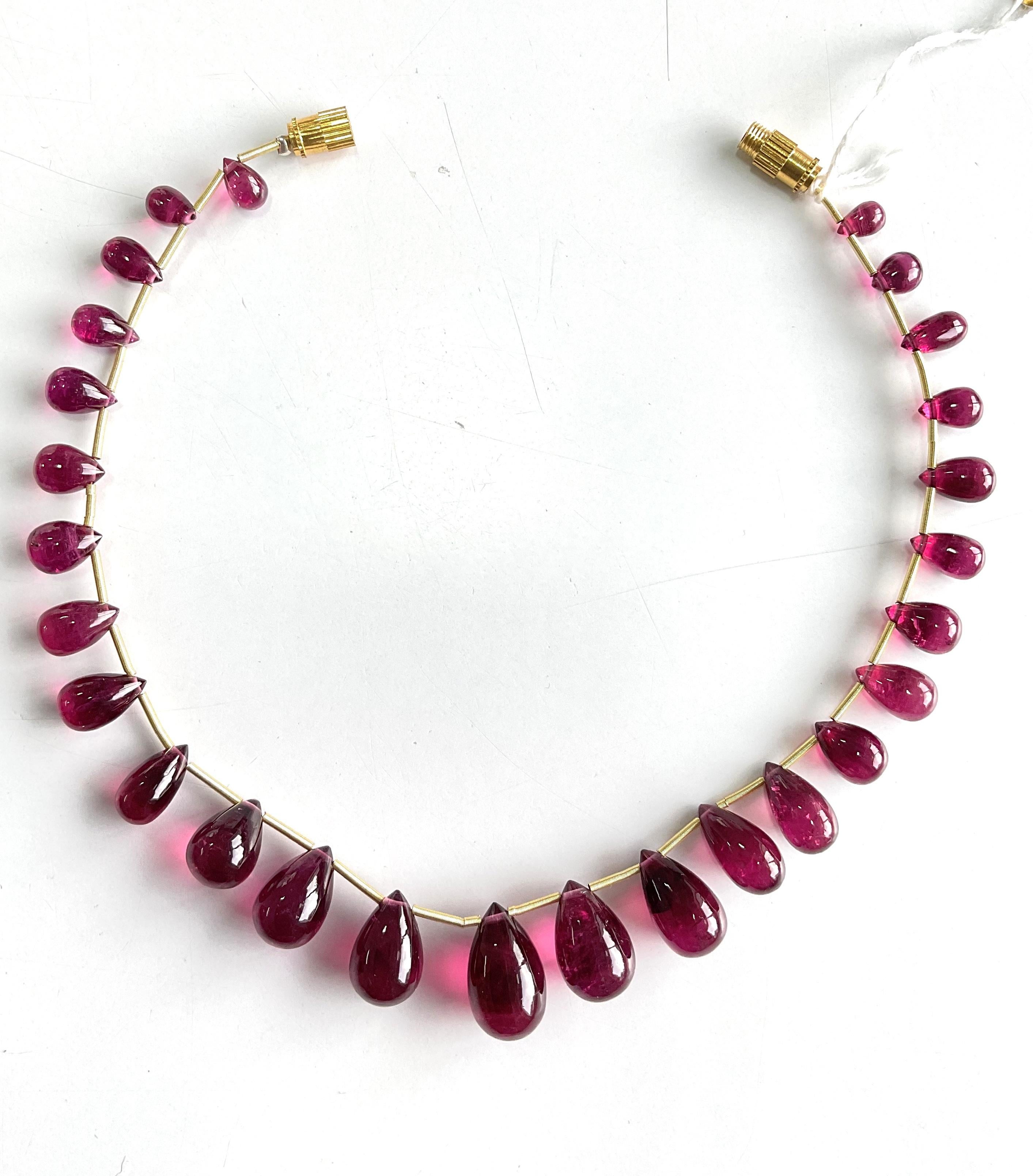 80.00 Carats Rubellite Layout Drops Top Quality For Fine Jewelry Natural Gem For Sale 1