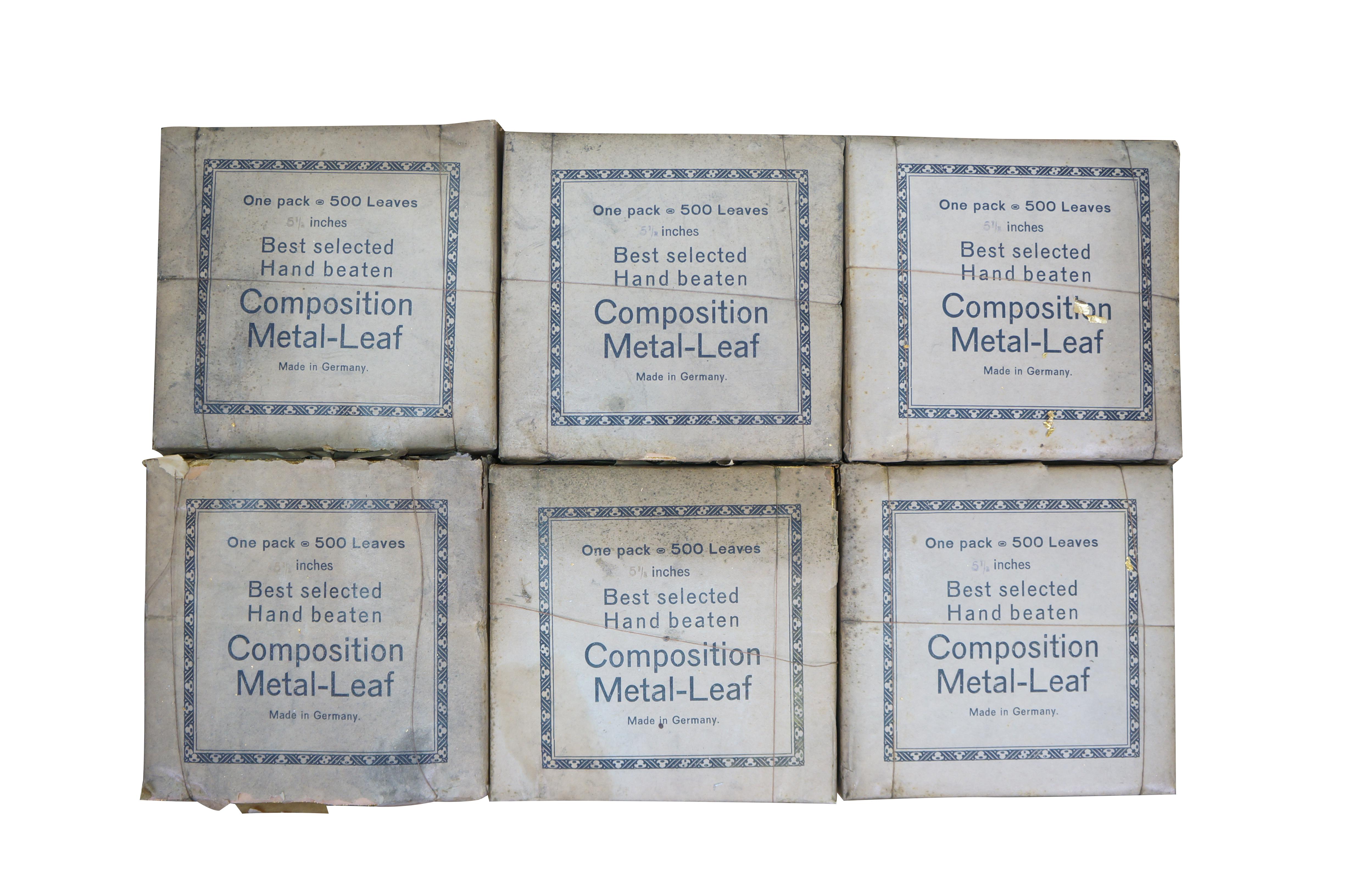 8000 Sheet Lot of Antique Extra Quality Composition Gold Leaf Foil ...
