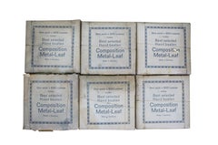 8000 Sheet Lot of Antique Extra Quality Composition Gold Leaf Foil Hastings 5.5"