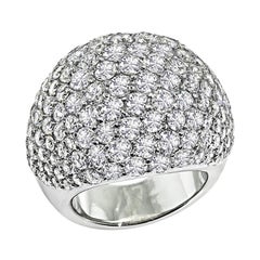 Anillo de amor con diamantes de 8,00 ct, en platino y oro amarillo de 18 k