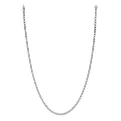 8.00ct Round Brilliant Cut Diamond Tennis Necklace