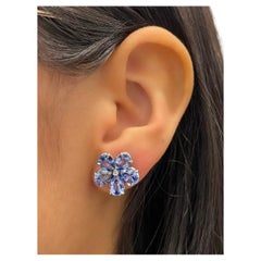 8.01 ct Natural Sapphire Earrings