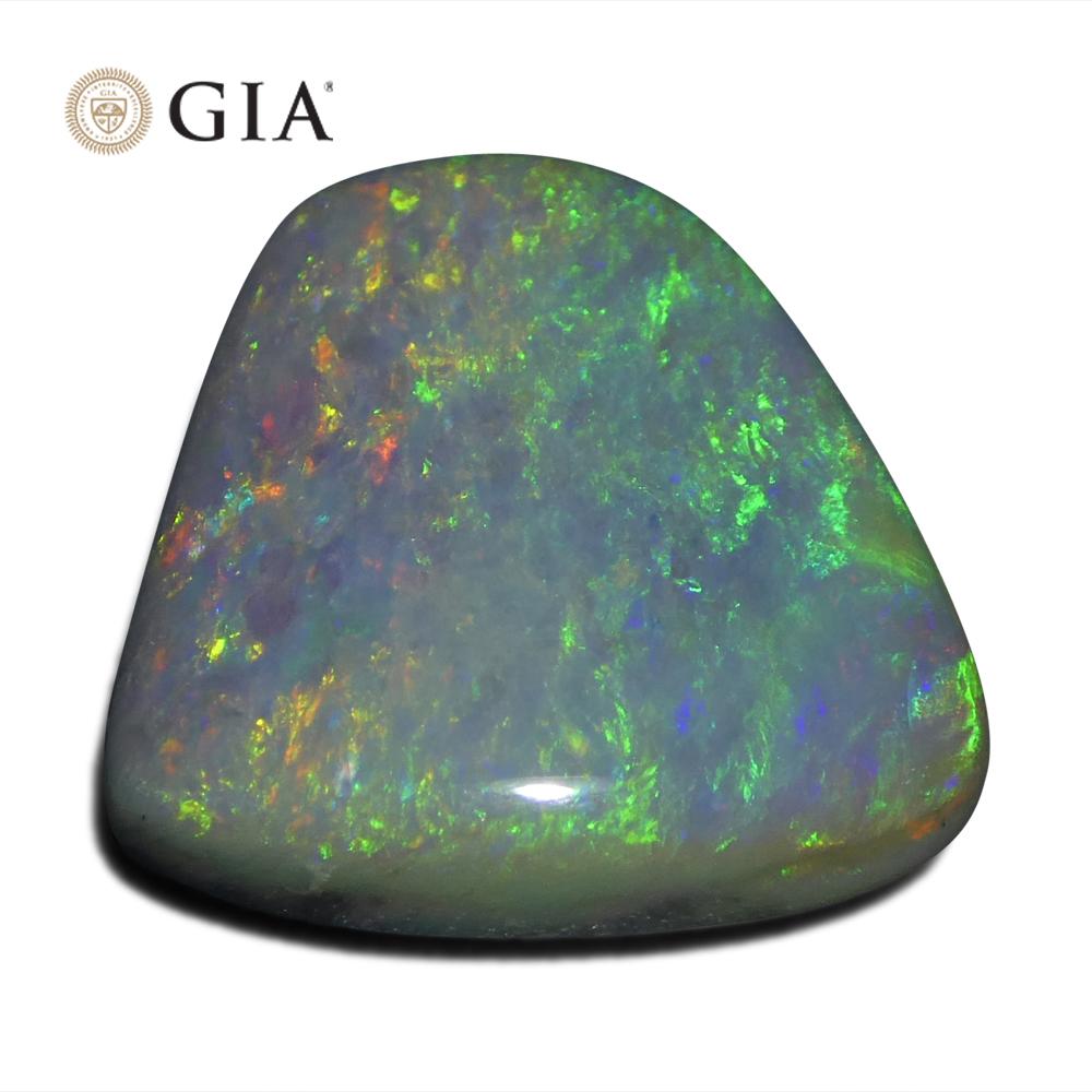 8,01 Karat Freiform Grauer Opal GIA zertifiziert Australien   im Angebot 5