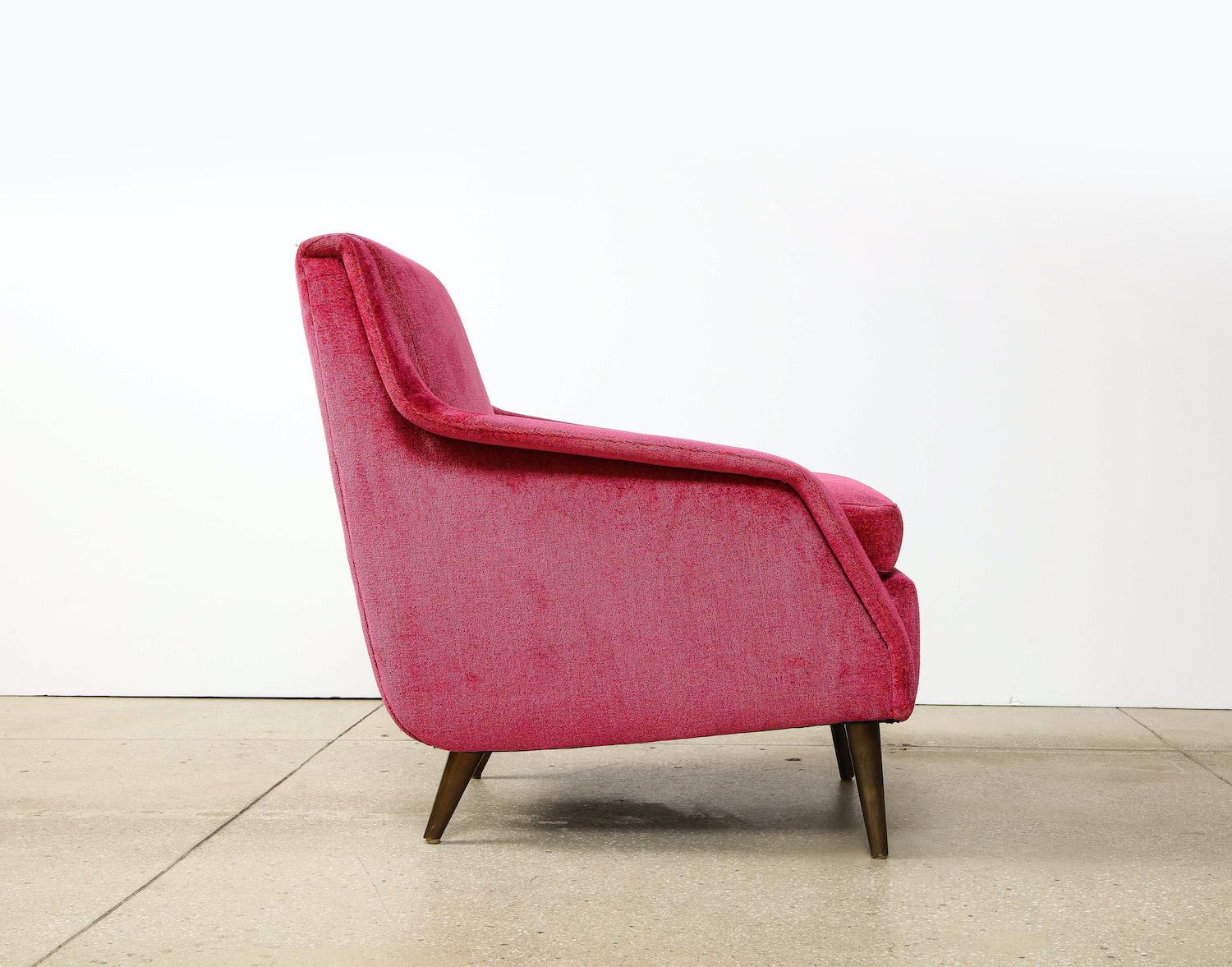 Italian #802 Lounge Chair by Carlo de Carli For Sale