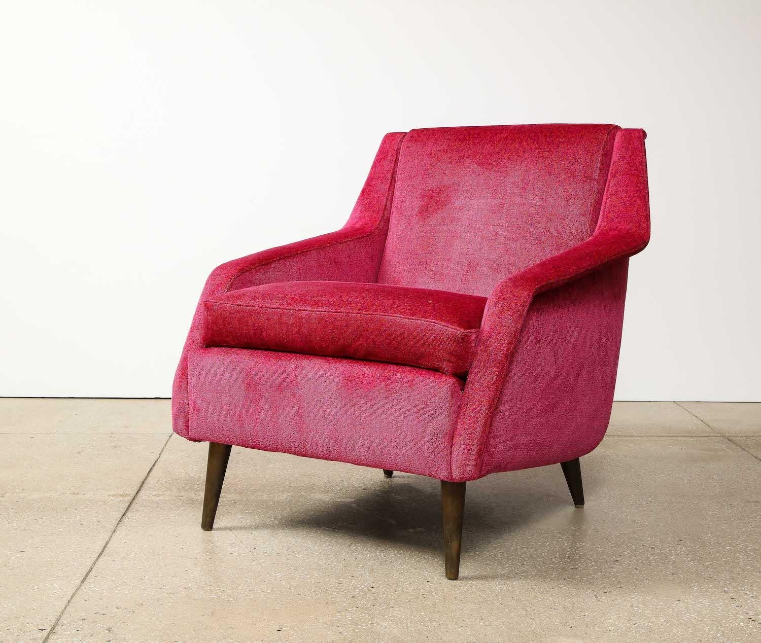 Hand-Crafted #802 Lounge Chair by Carlo de Carli For Sale