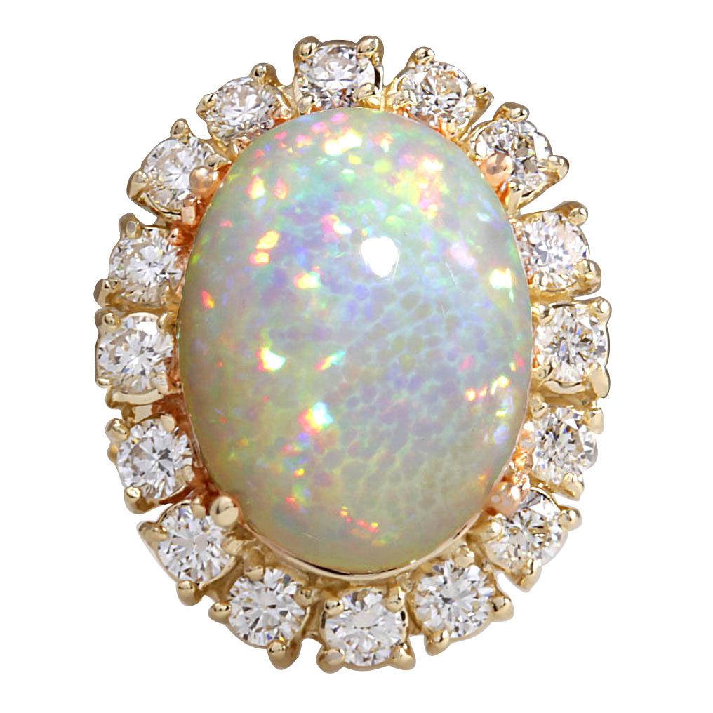 Bague Cocktail En Or Jaune 18 Carats Avec Diamants Et Rubis - Taille 61 - Neuve Avec étiquettes