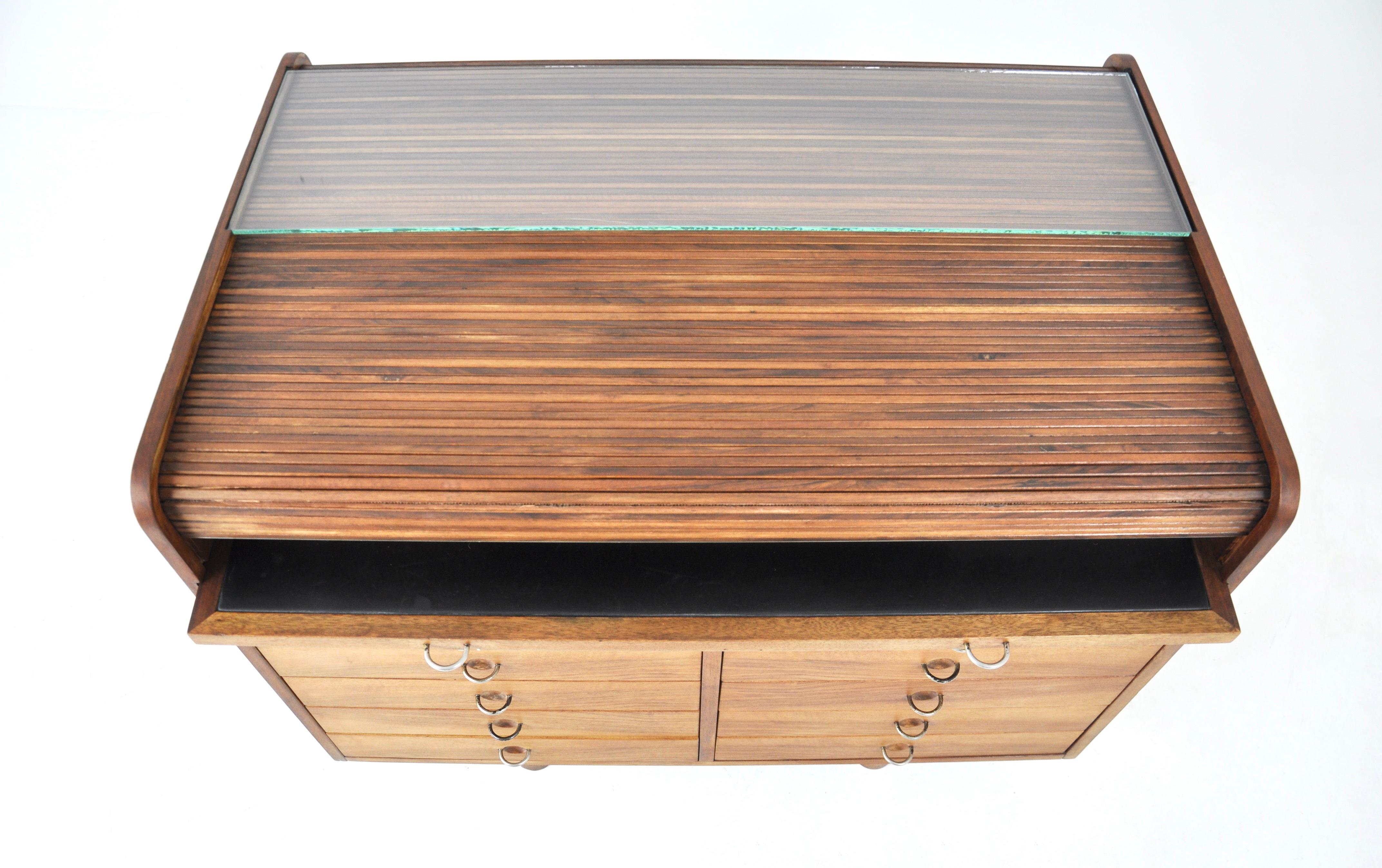 Bureau à rouleaux « 804 » de Gianfranco Frattini pour Bernini, années 1960 en vente 3
