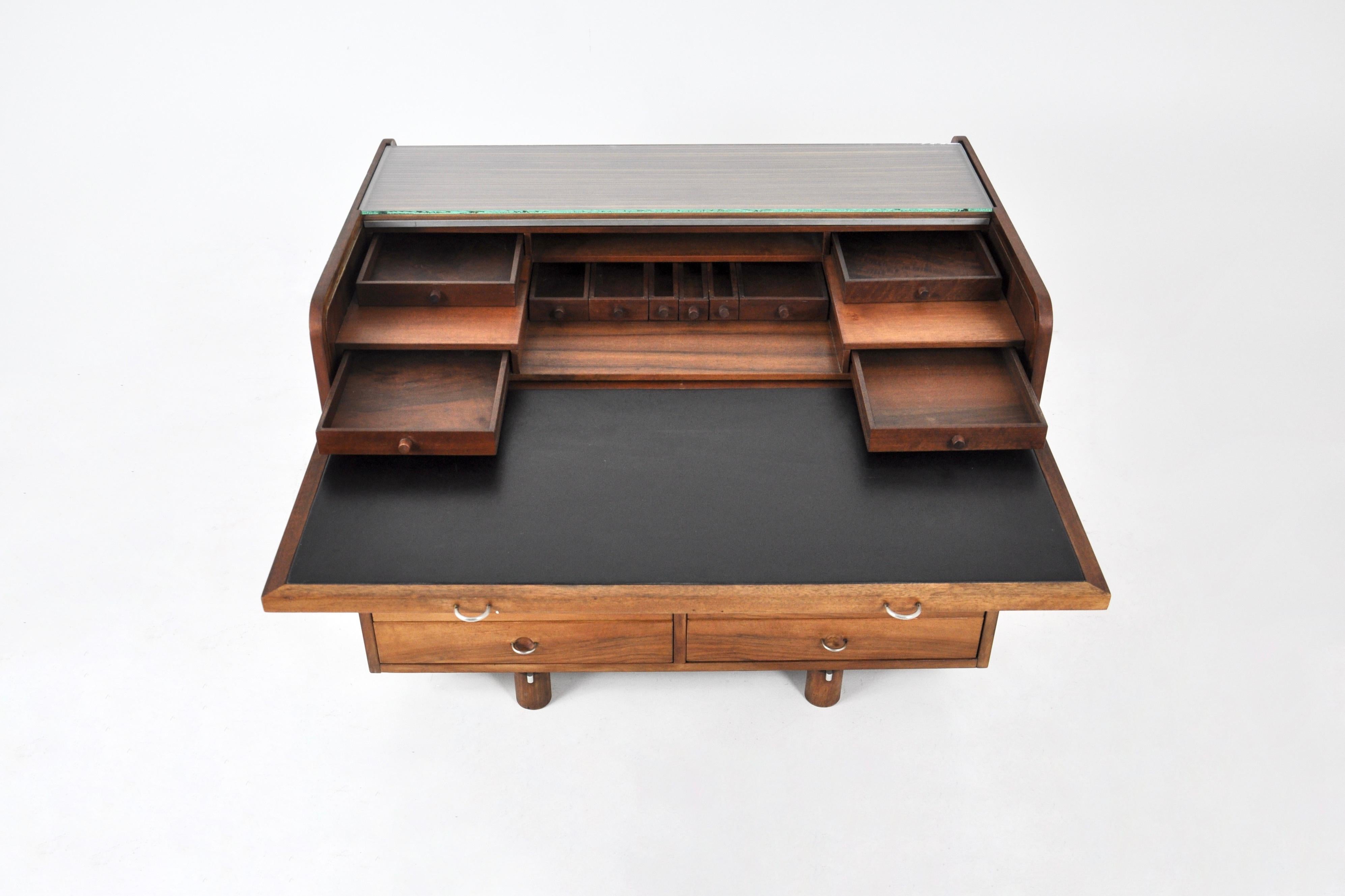Bureau à rouleaux « 804 » de Gianfranco Frattini pour Bernini, années 1960 en vente 2