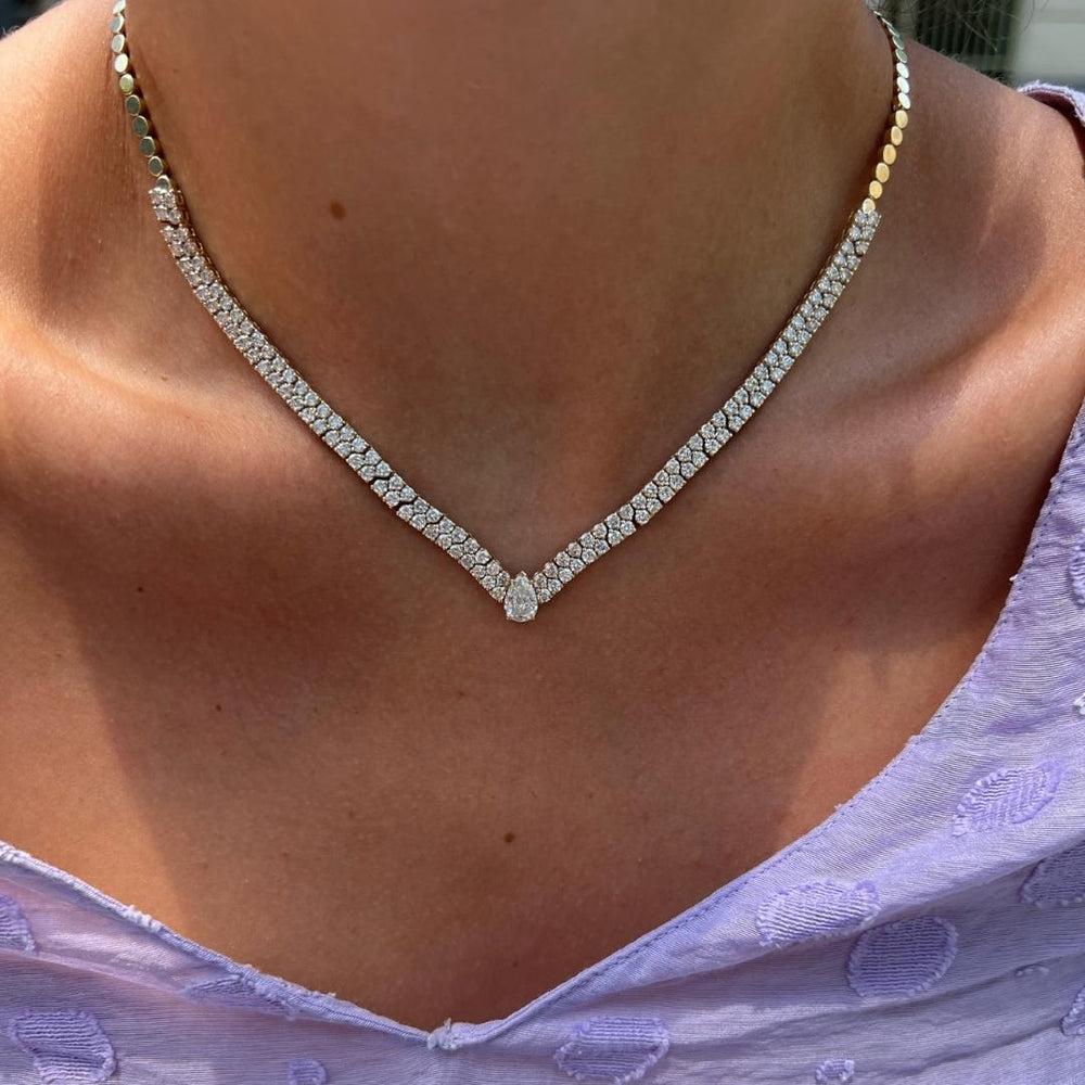 diamond collier necklace