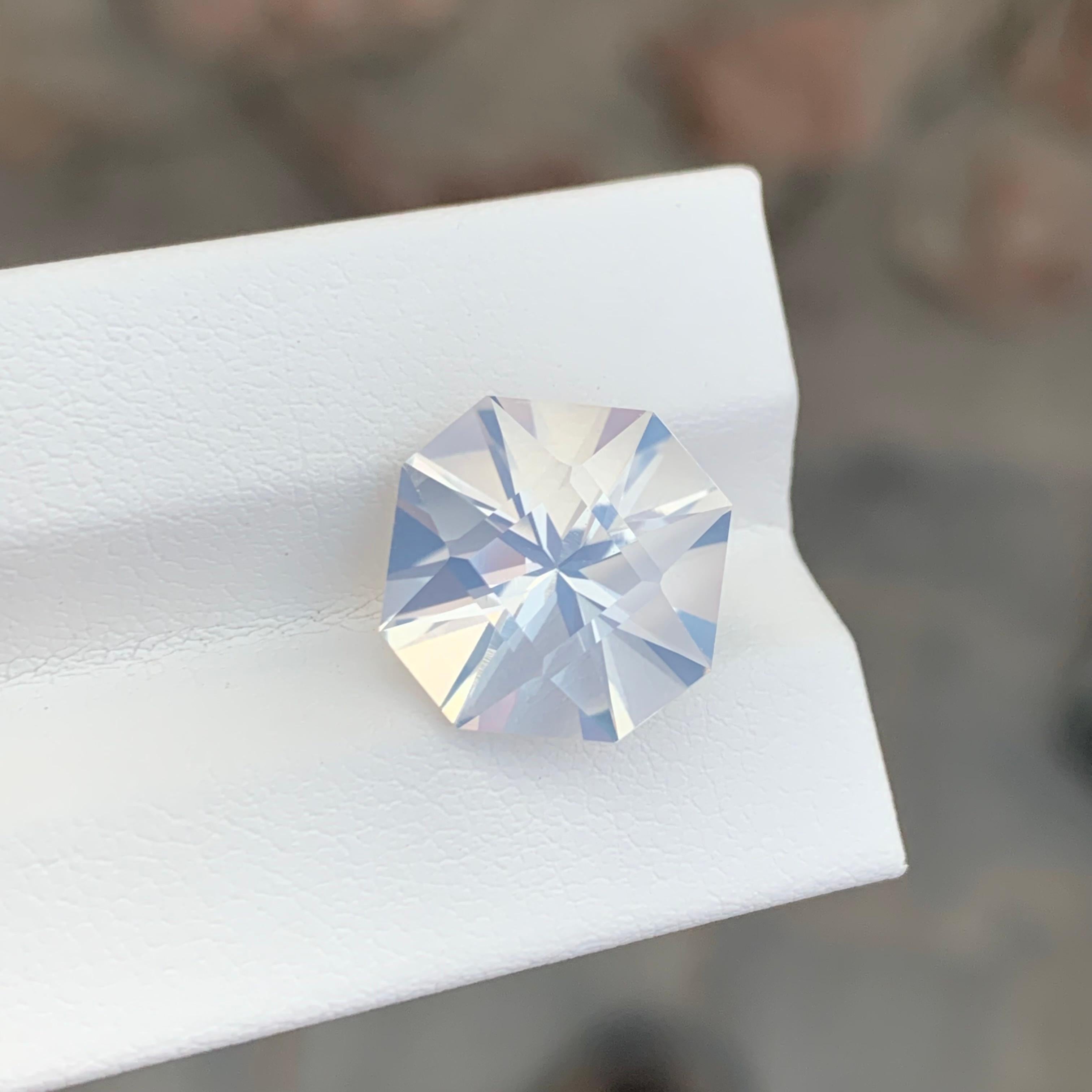 8.05 Carat Natural Loose Moonstone Square Shape Gemstone For Sale 5