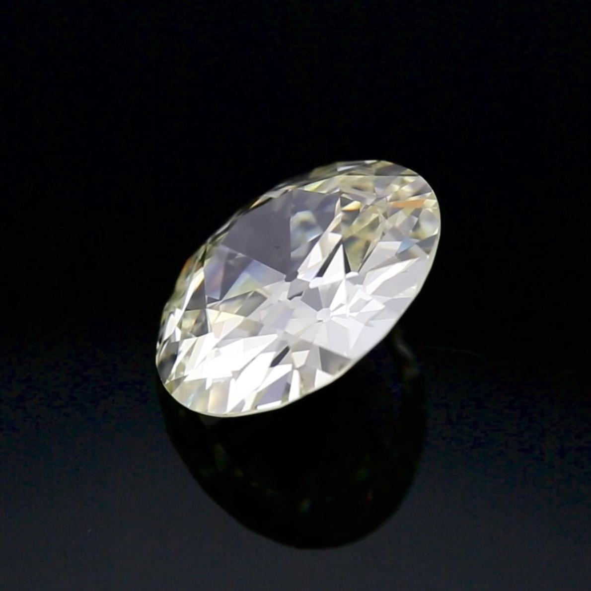 8.06 Carat Old European Cut Diamond - Q-R Color VS1 Clarity Pièce de collection ! en vente 5