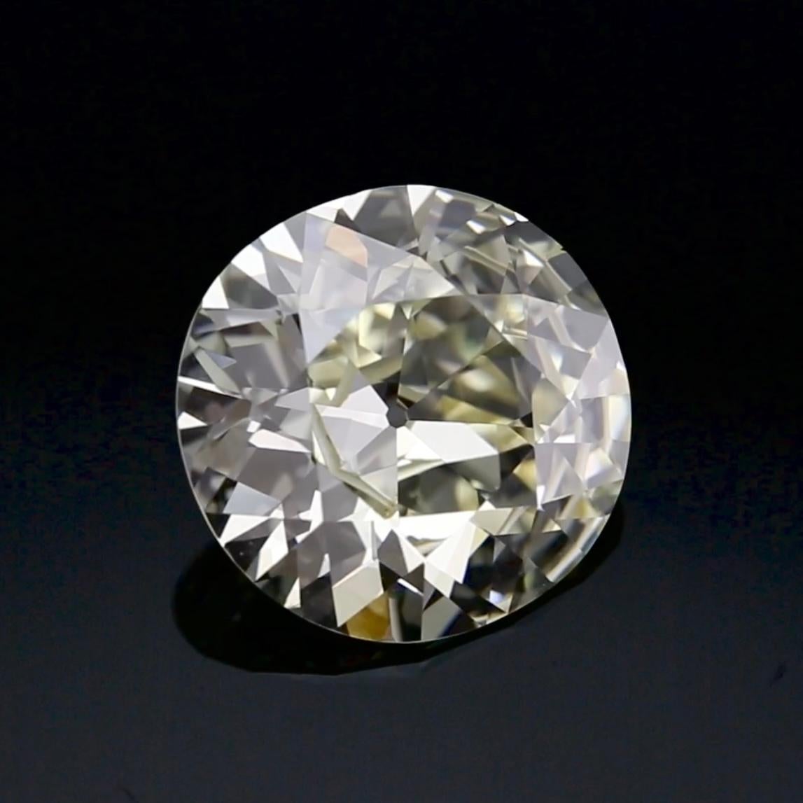 8.06 Carat Old European Cut Diamond - Q-R Color VS1 Clarity Pièce de collection ! Neuf - En vente à Ramat Gan, IL