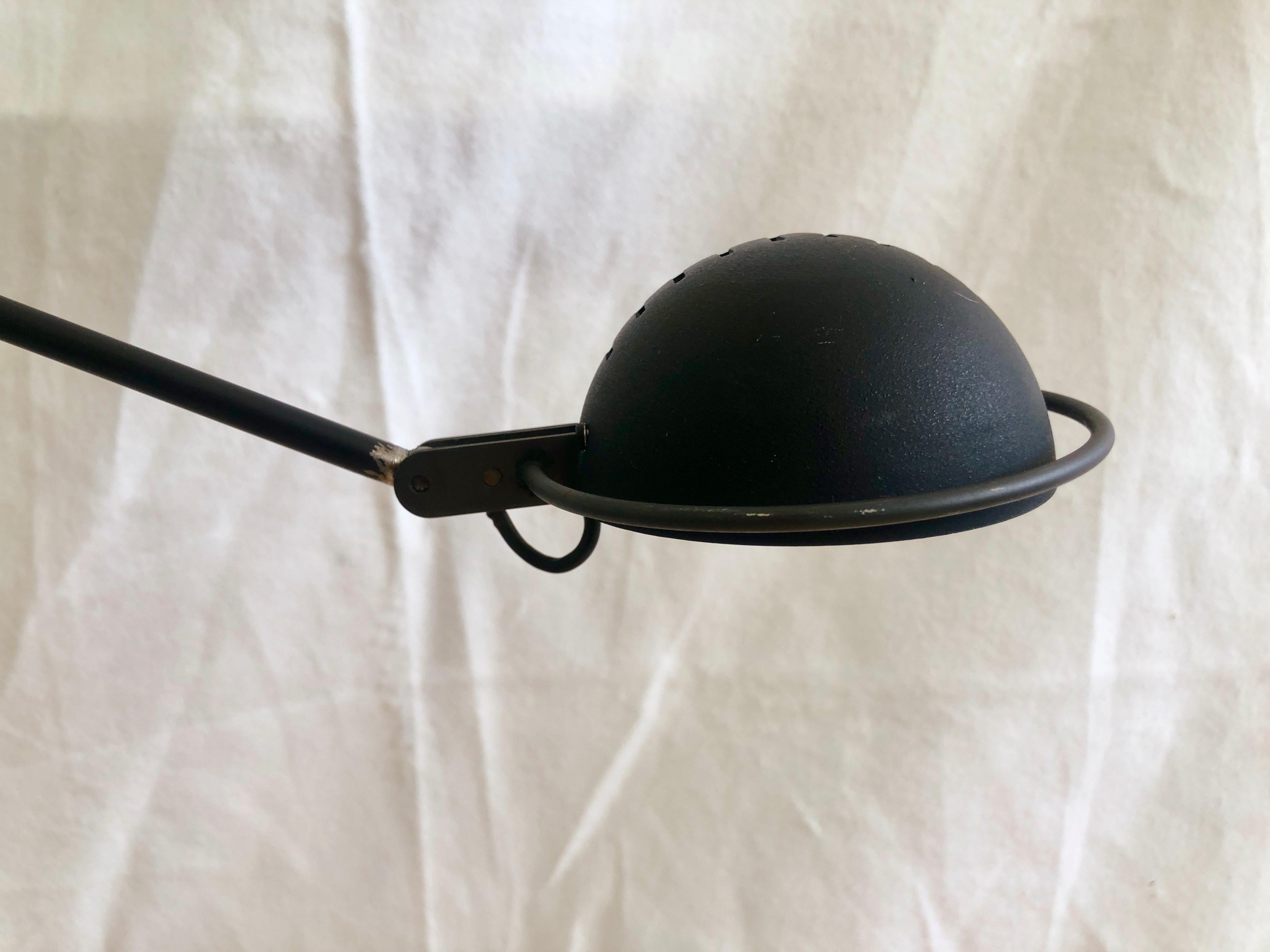20th Century 1980s Original ''Ball'' Floor Lamp by Hannes Wettstein for Belux, Switzerland For Sale
