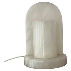 80s Alabaster Table Lamp