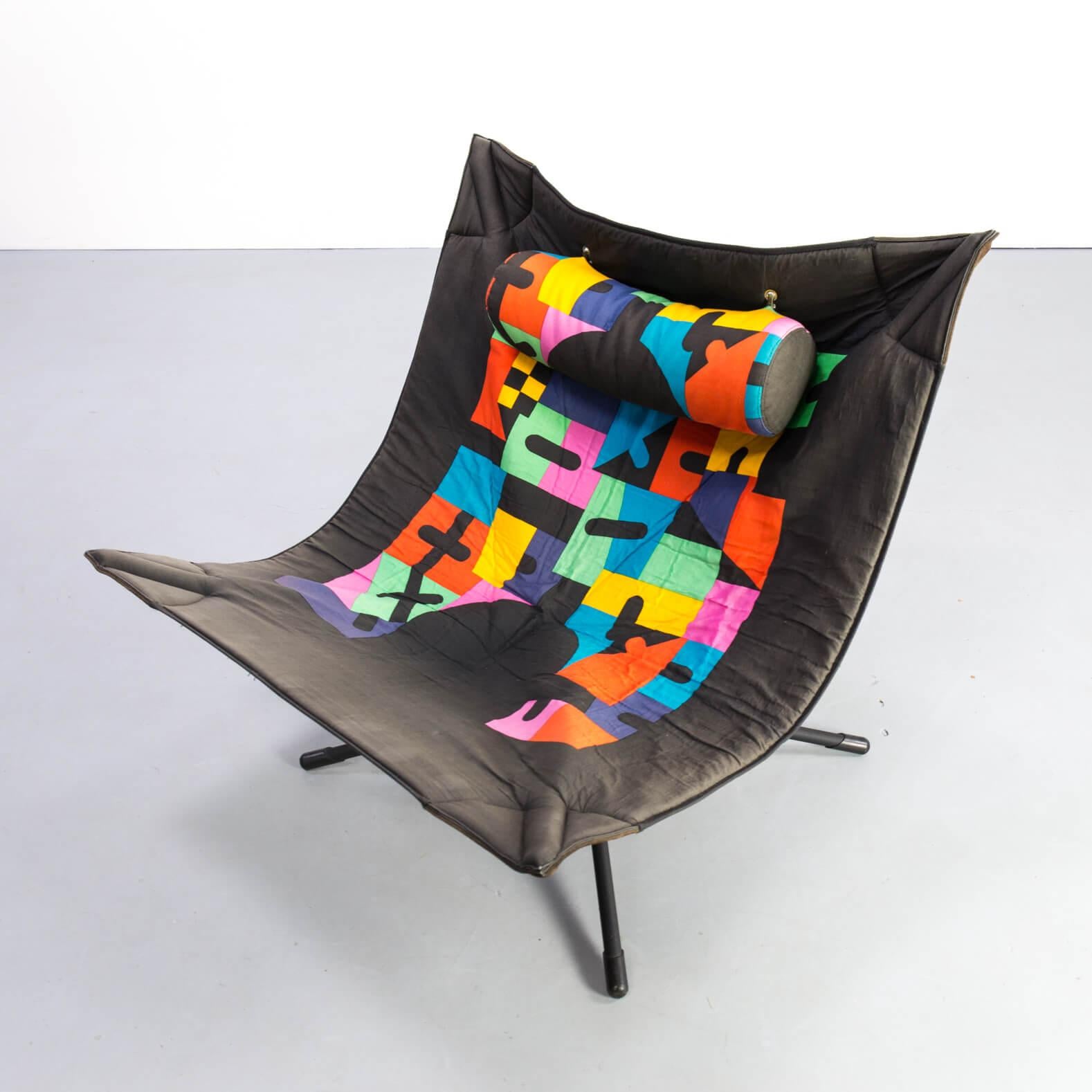 1980s Alberto Salviati & Ambrogio Tresoldi “Miamina” Chair for Saporiti For Sale 2