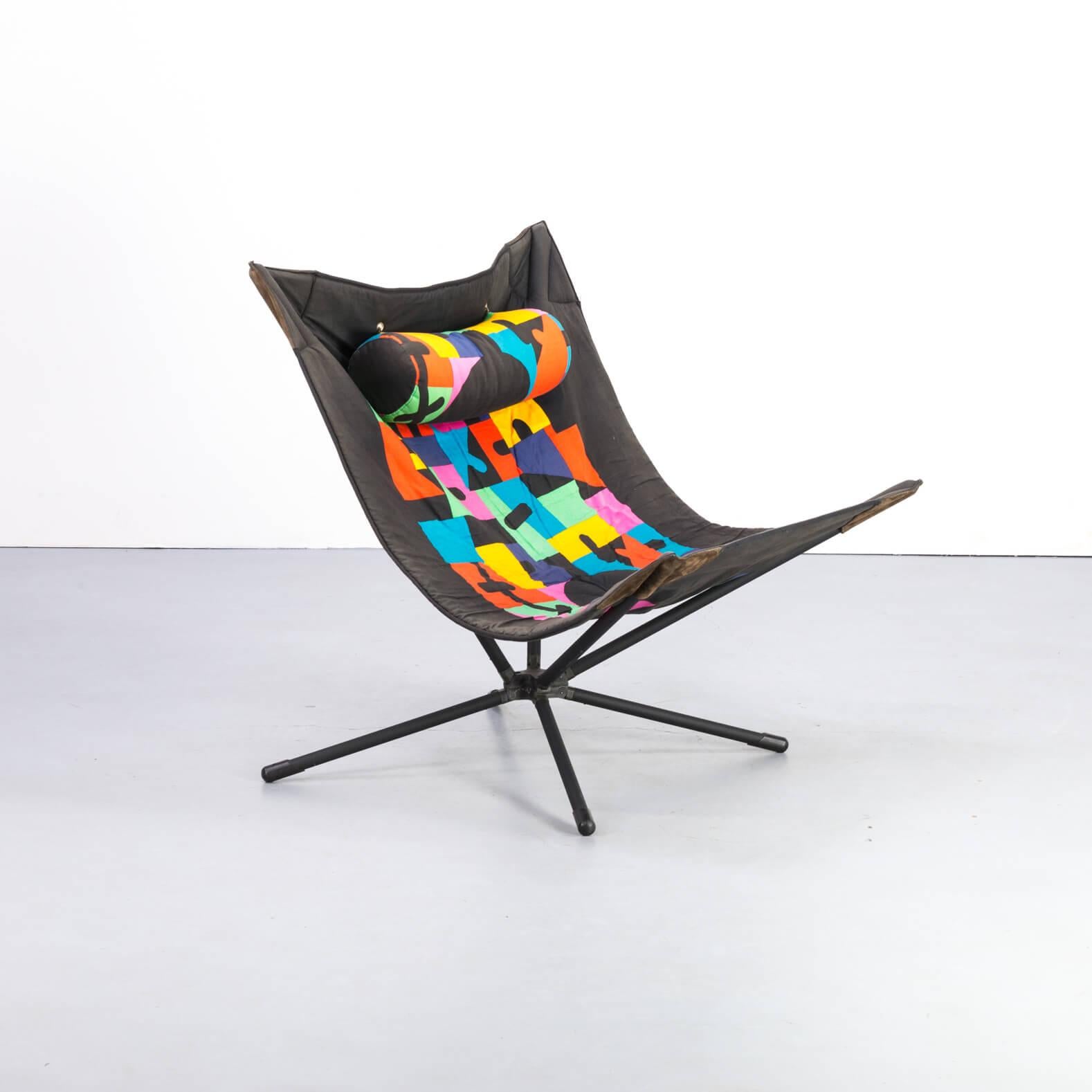 Mid-Century Modern 1980s Alberto Salviati & Ambrogio Tresoldi “Miamina” Chair for Saporiti For Sale