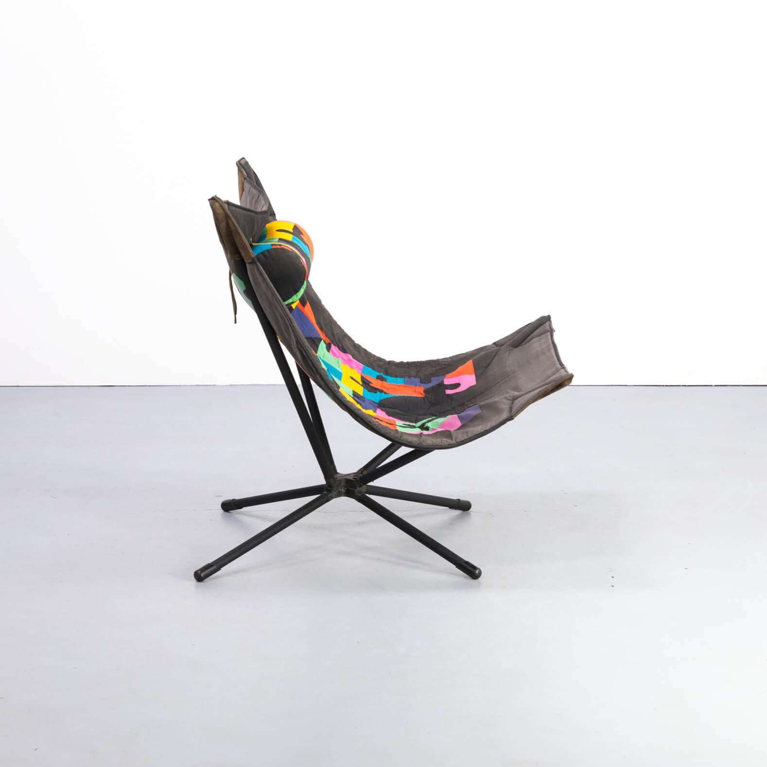 Italian 1980s Alberto Salviati & Ambrogio Tresoldi “Miamina” Chair for Saporiti For Sale