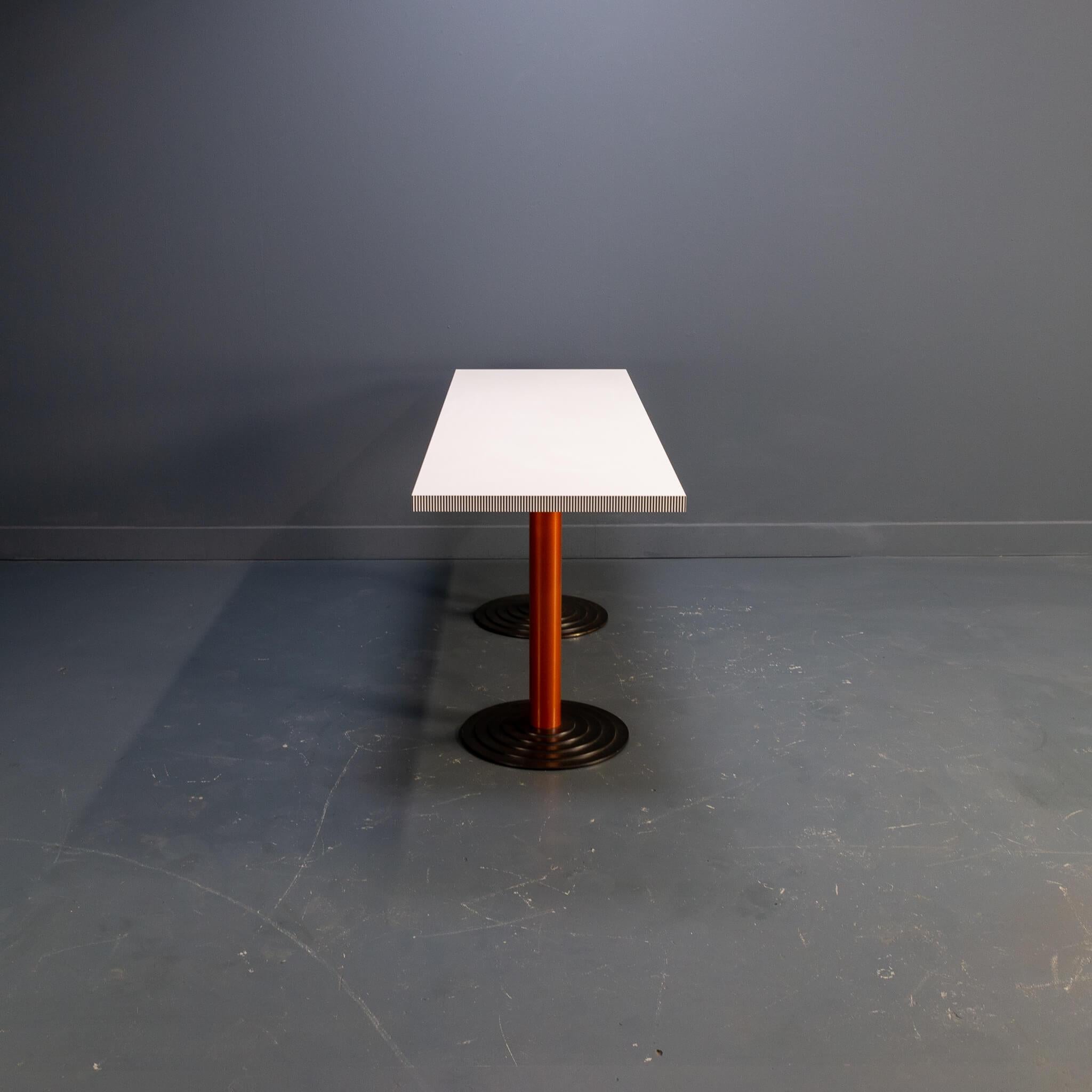 Italian 80s Antonia Astori ‘kroma’ table for Driade For Sale