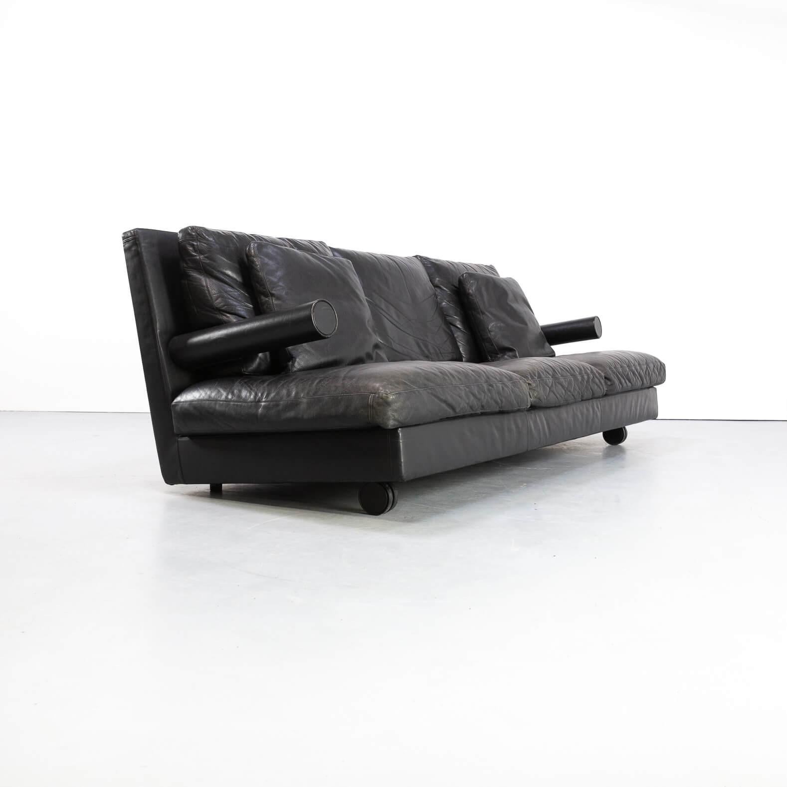 1980s Antonio Citterio ‘baisity’ 3-Seat Sofa for B&B Italia For Sale 1